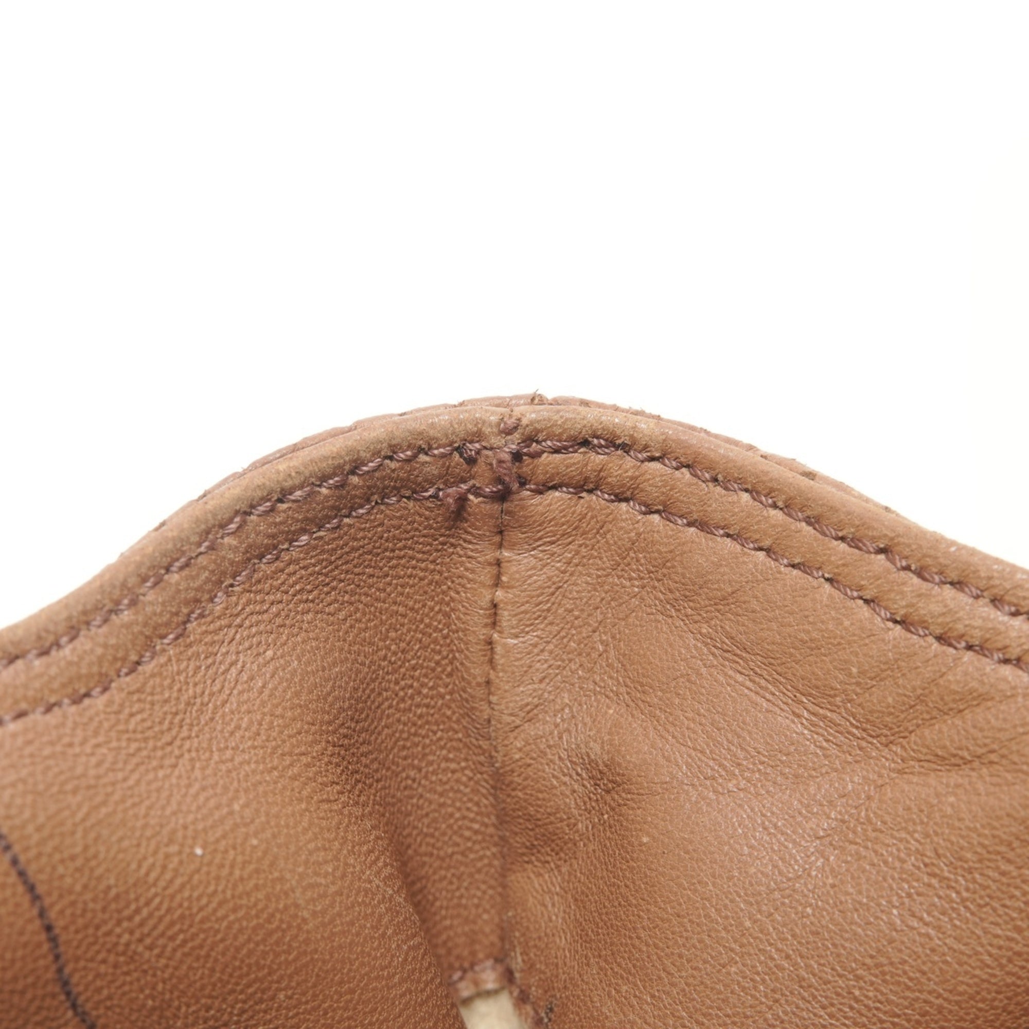 Bottega Veneta Intrecciato Brown Leather Handbag (Pre-Owned)