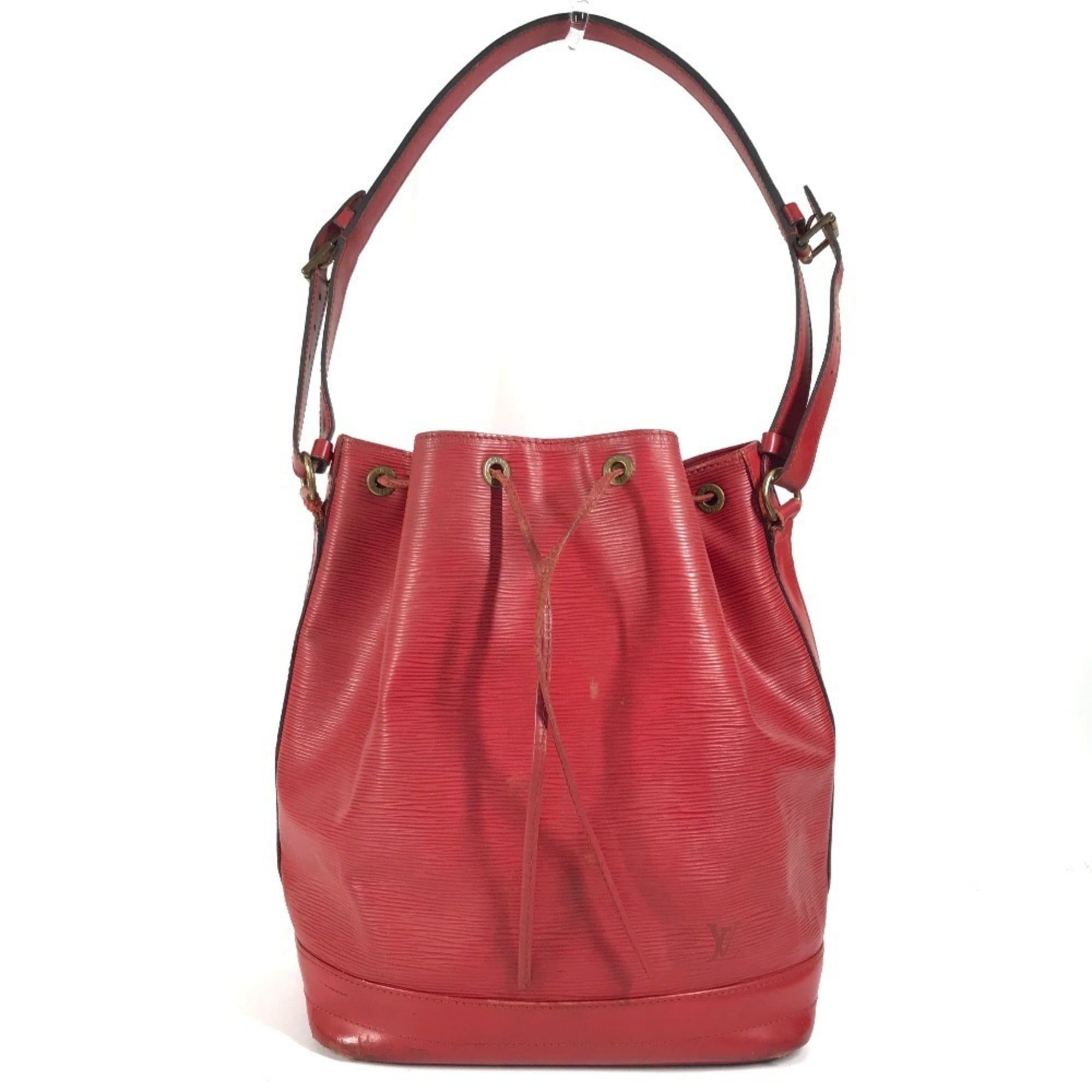 Louis Vuitton Castilian Red Red Color Epi Leather Shoulder Bag (Pre-Owned)