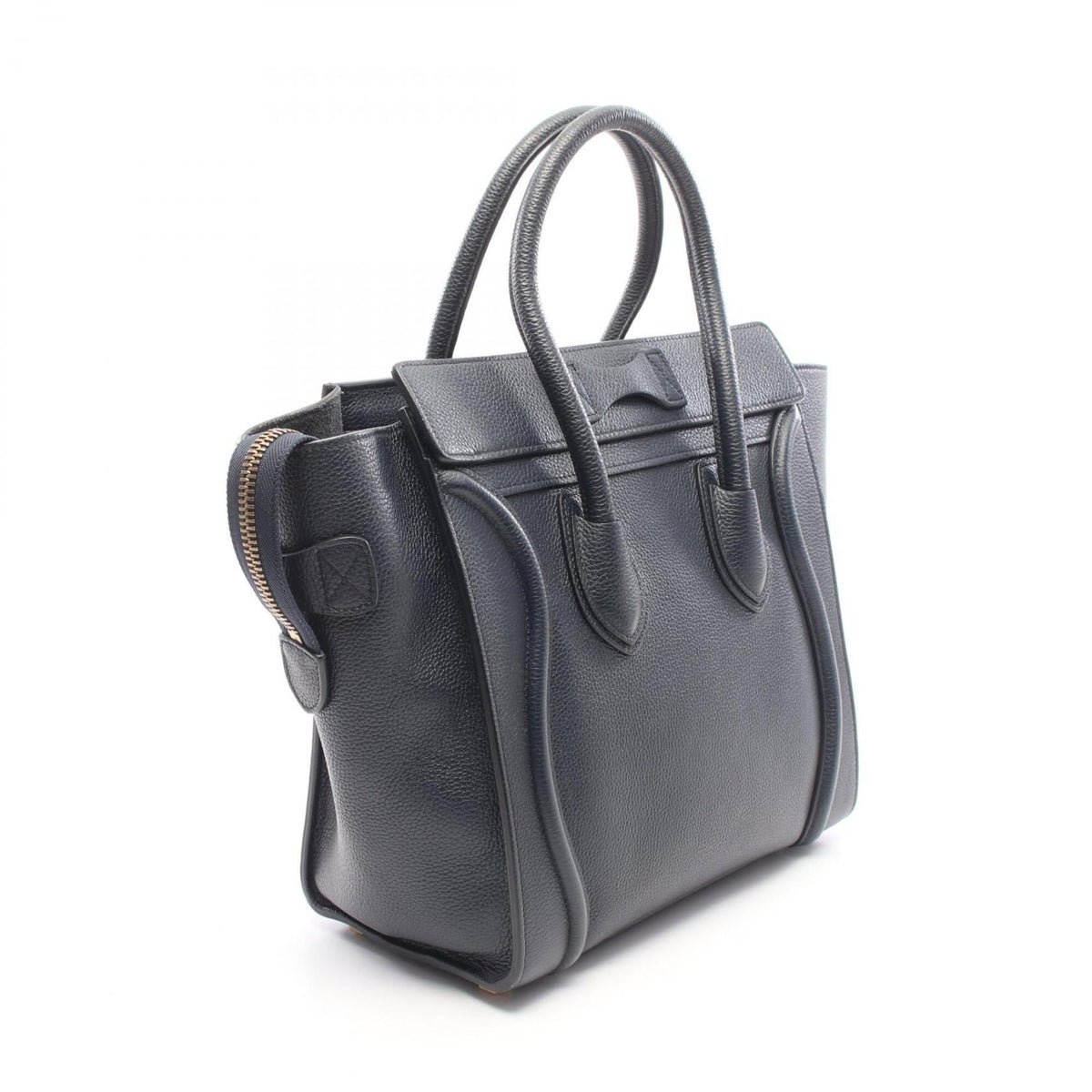 Celine Navy Leather Handbag (Pre-Owned)