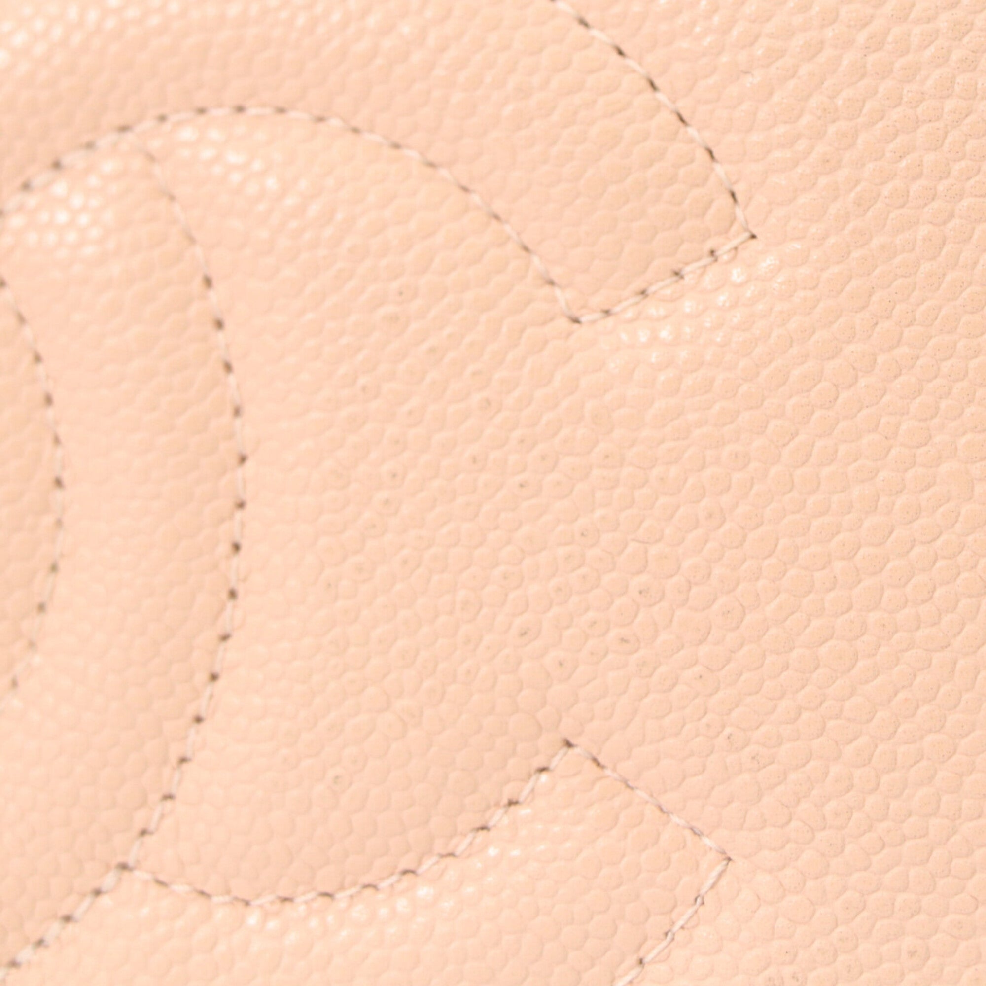 Chanel Pink Grained Calfskin Shoulder Bag (Pre-Owned)