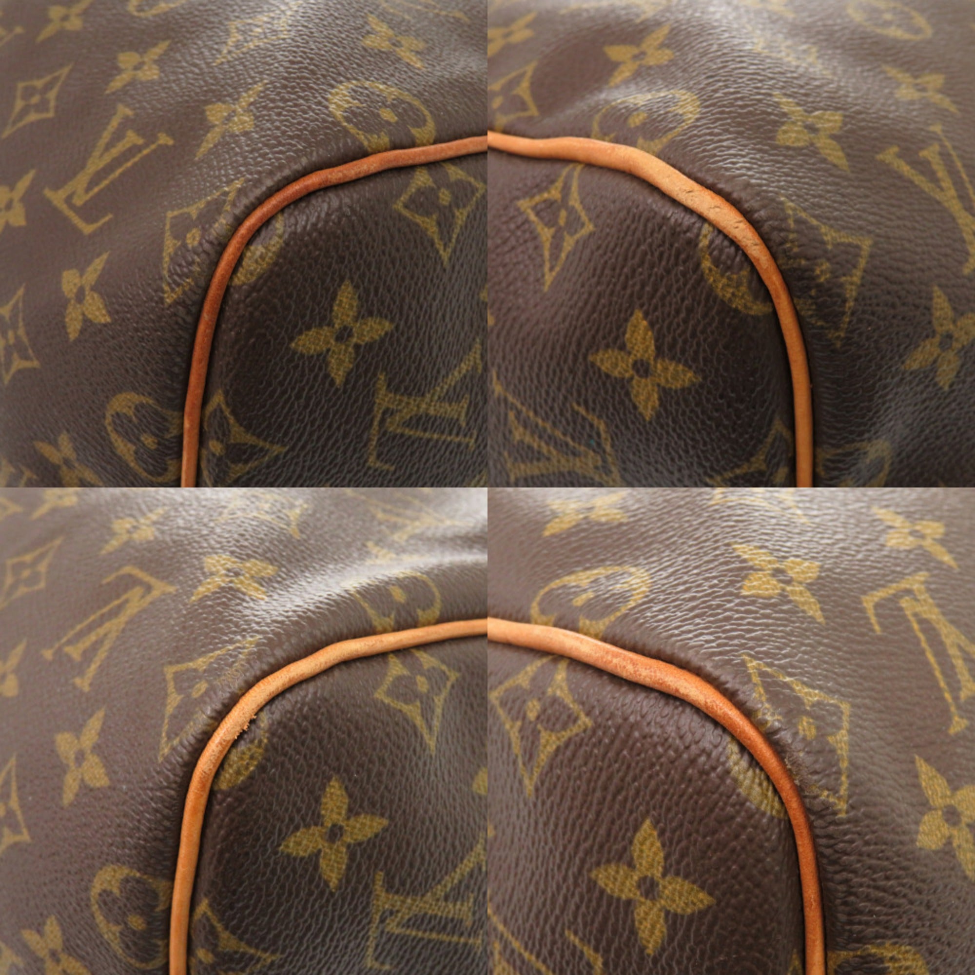 Louis Vuitton Brown Monogram Canvas Boston Bag (Pre-Owned)