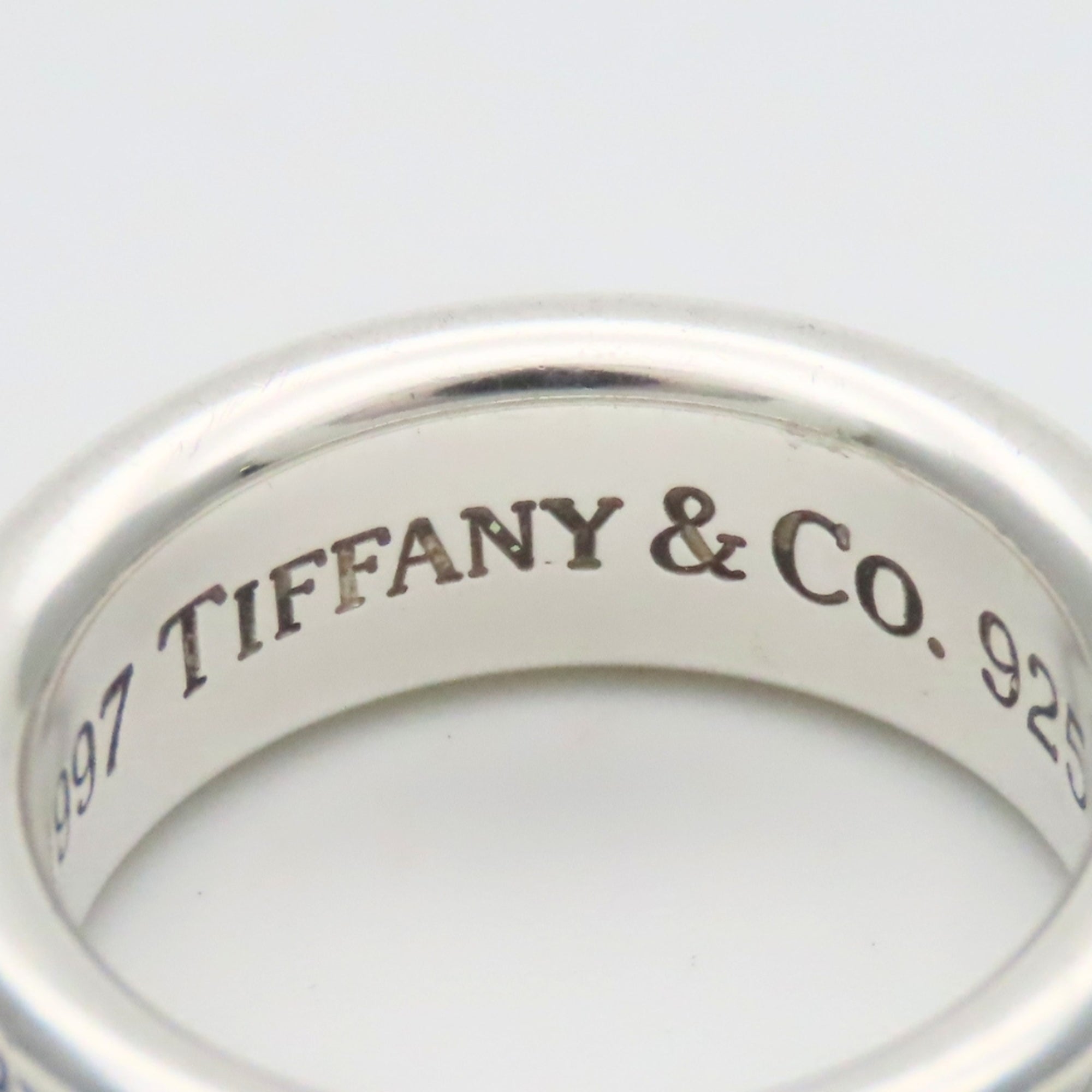 Tiffany Silver Silver 925 Band Ring (Pre-Owned)
