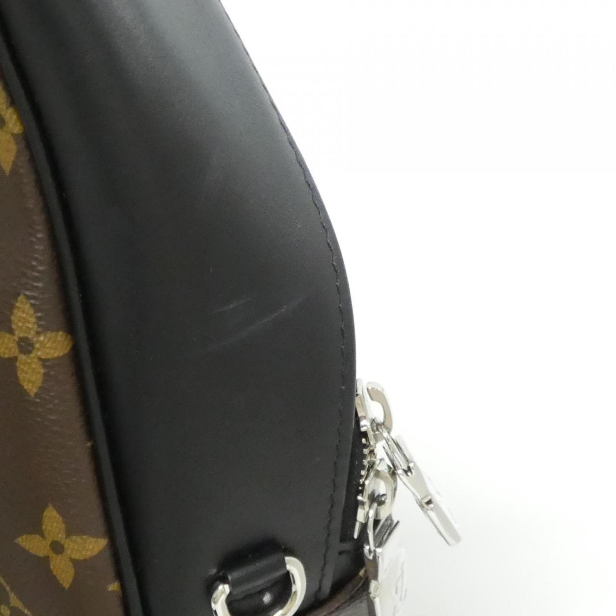 Louis Vuitton Monogram Macassar Marron Coated Canvas Backpack (Pre-Owned)