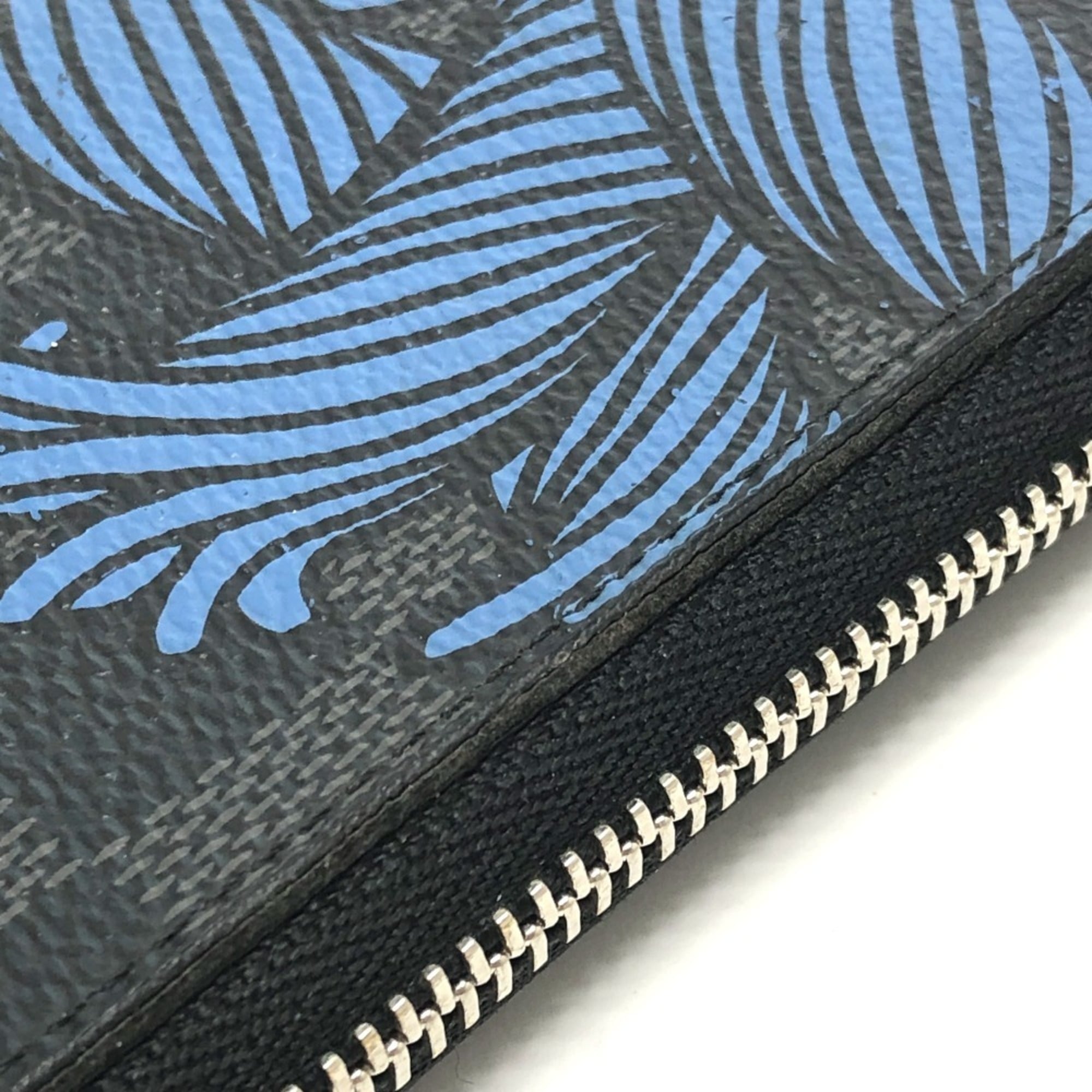 Louis Vuitton Black Damier Graphite Coin Purse/Coin Case (Pre-Owned)
