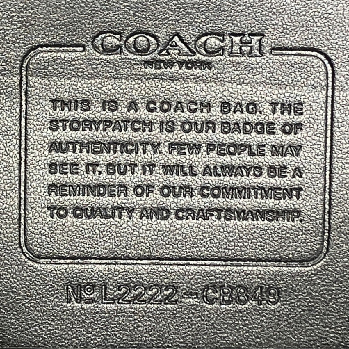Coach Gray Pvc Leather Tote Bag (Pre-Owned)