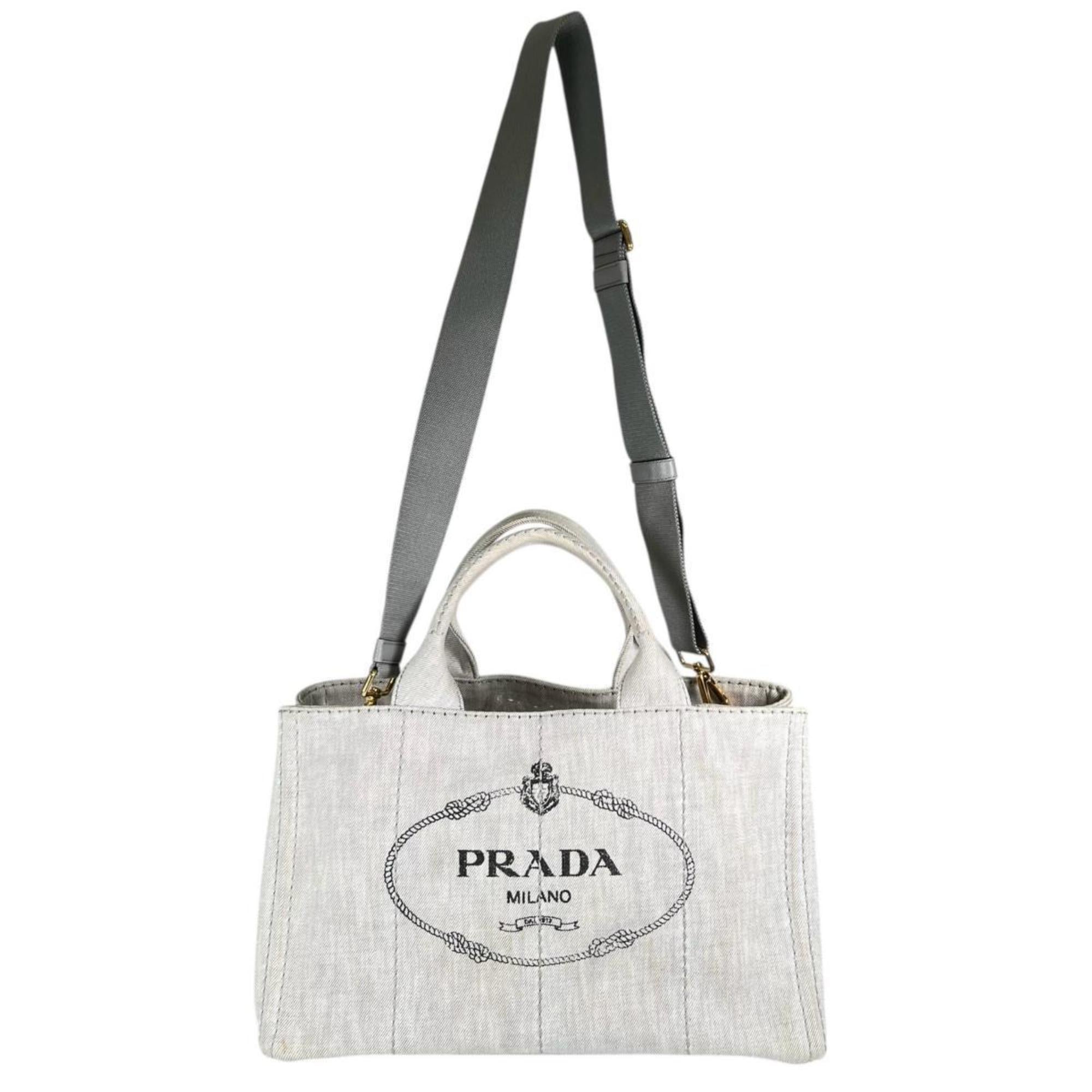 Prada Denim Tote Bag (Pre-Owned)