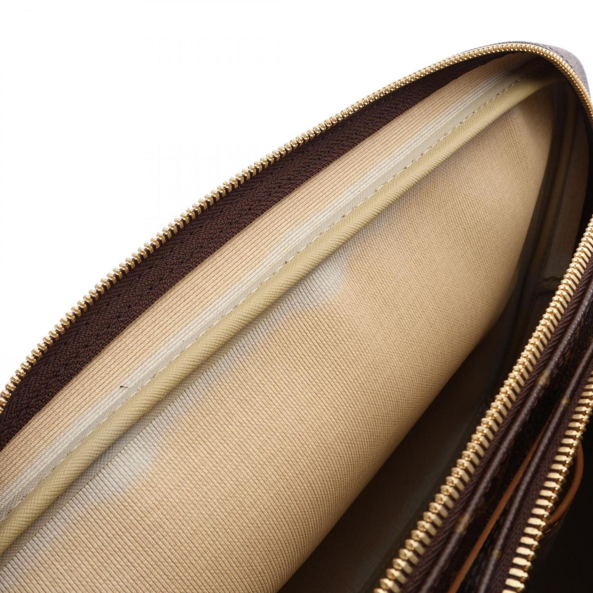 Louis Vuitton Brown Monogram Coated Canvas Handbag Shoulder Bag (Pre-Owned)