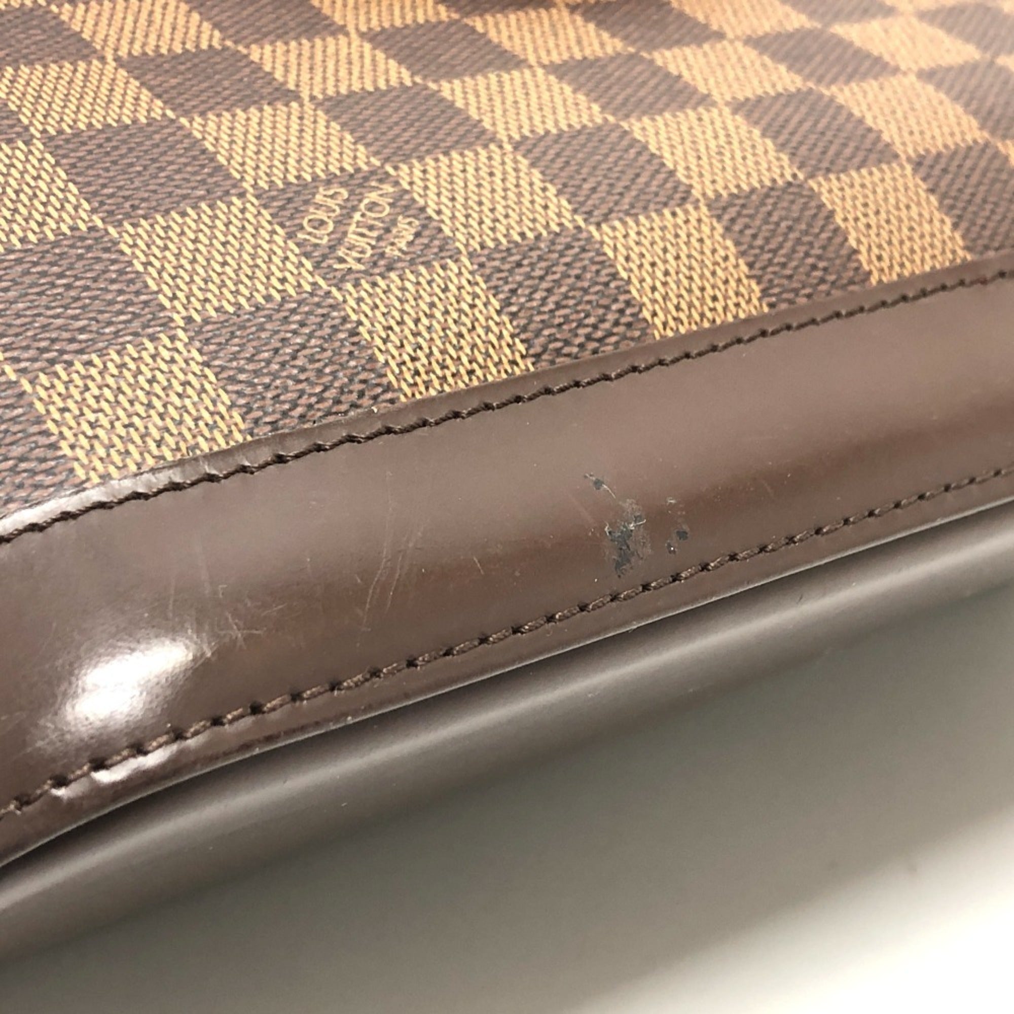 Louis Vuitton Brown Damier Canvas Handbag Tote Bag (Pre-Owned)