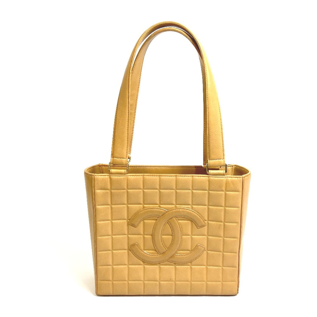 Chanel Beige Leather Tote Bag (Pre-Owned)