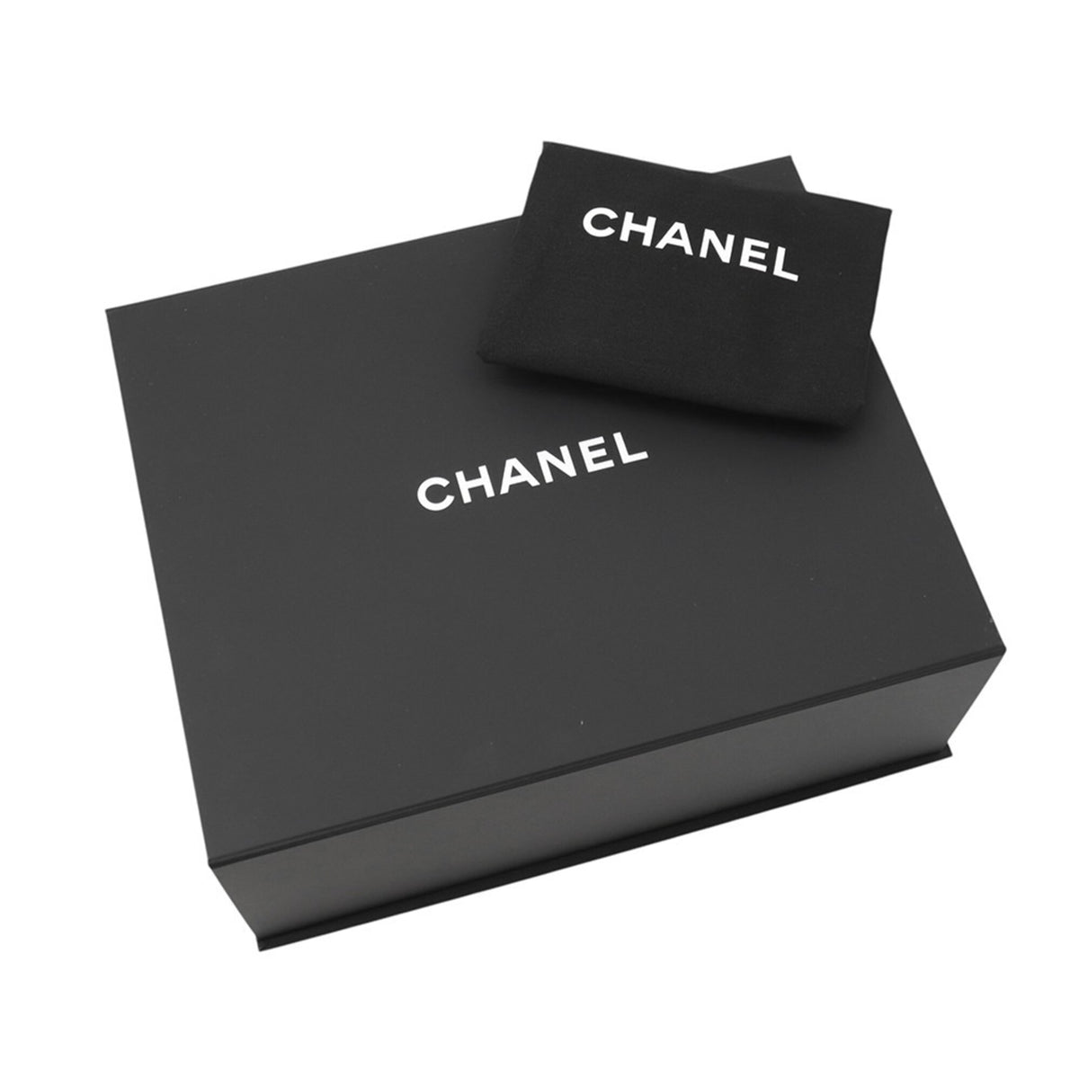 Chanel Black Grained Calfskin Handbag Shoulder Bag (Pre-Owned)