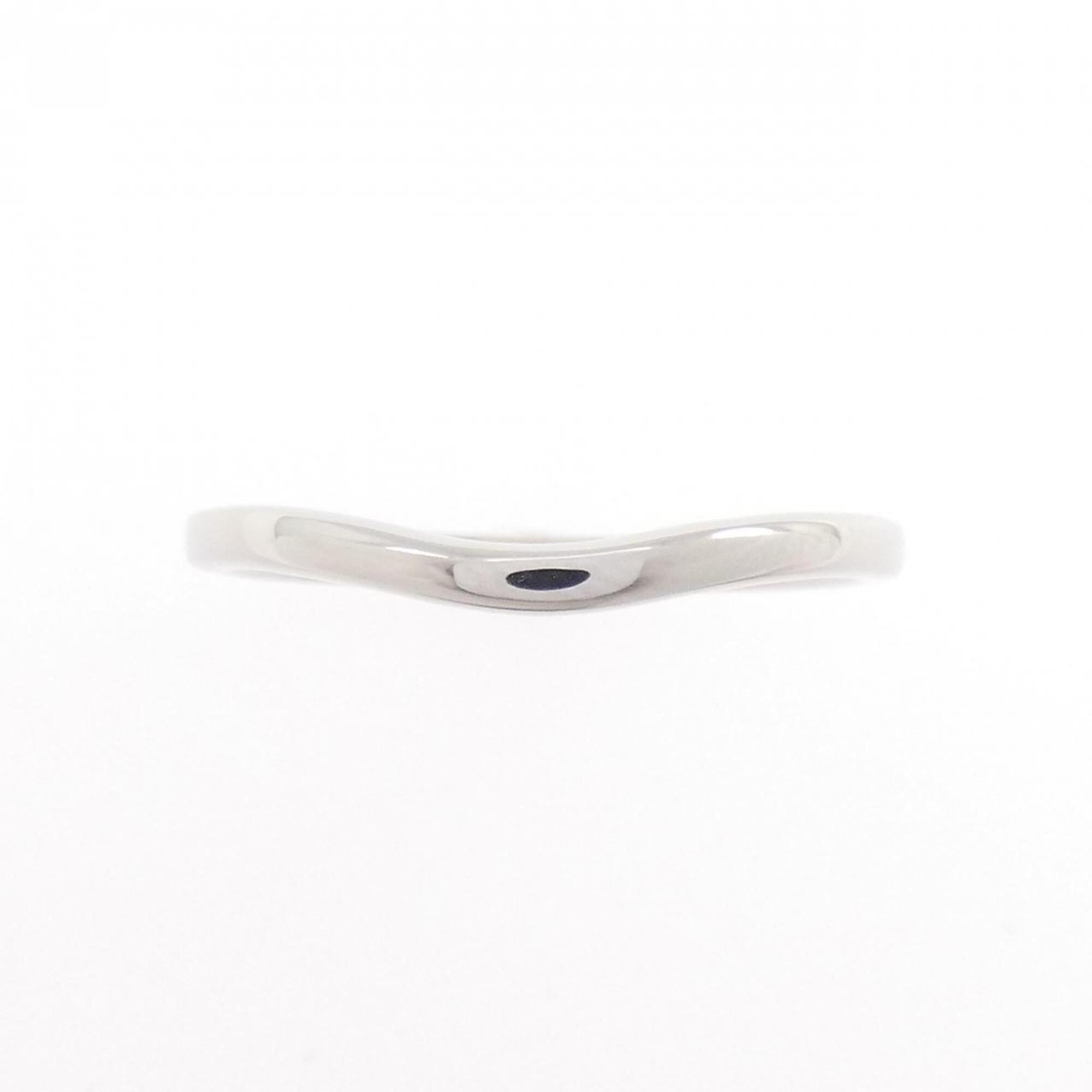 Cartier Platinum Platinum 950 Band Ring (Pre-Owned)