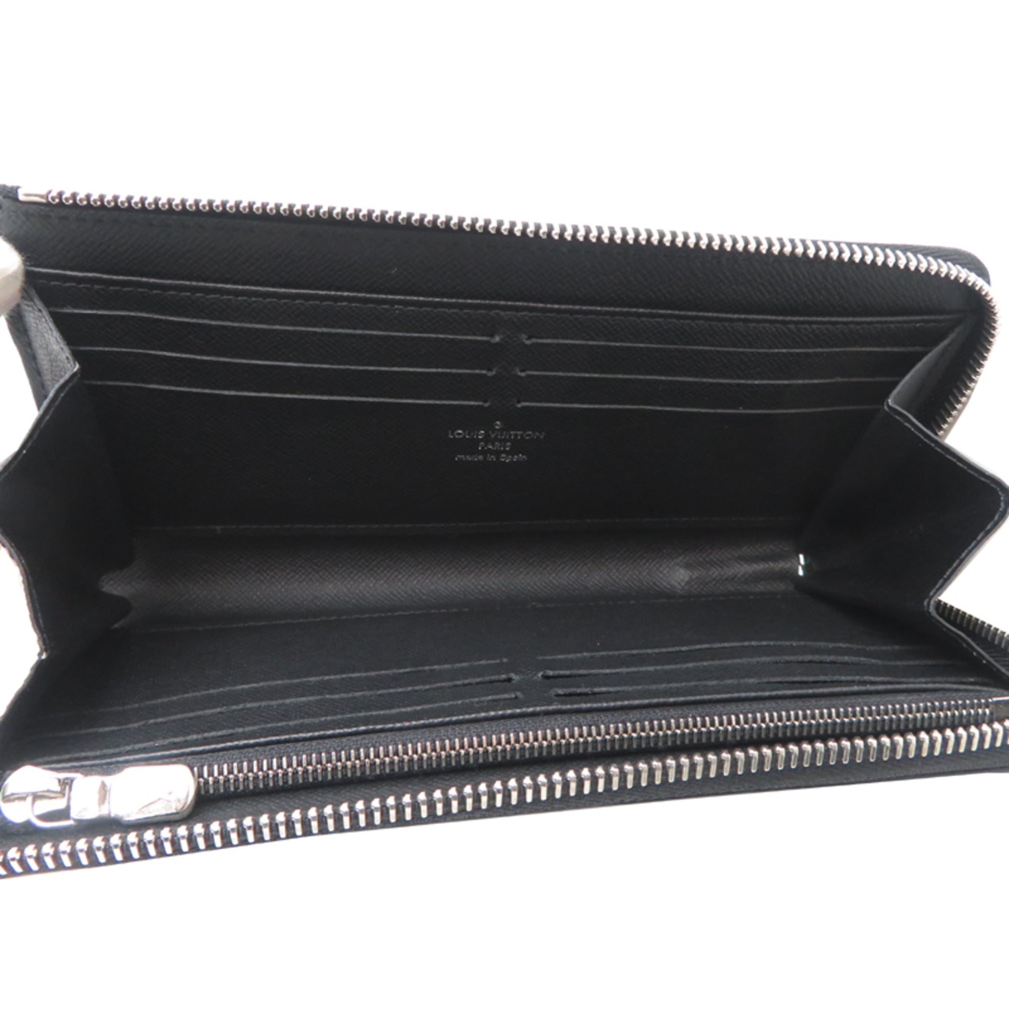Louis Vuitton Black Damier Graphite Long Wallet (Bi-Fold) (Pre-Owned)