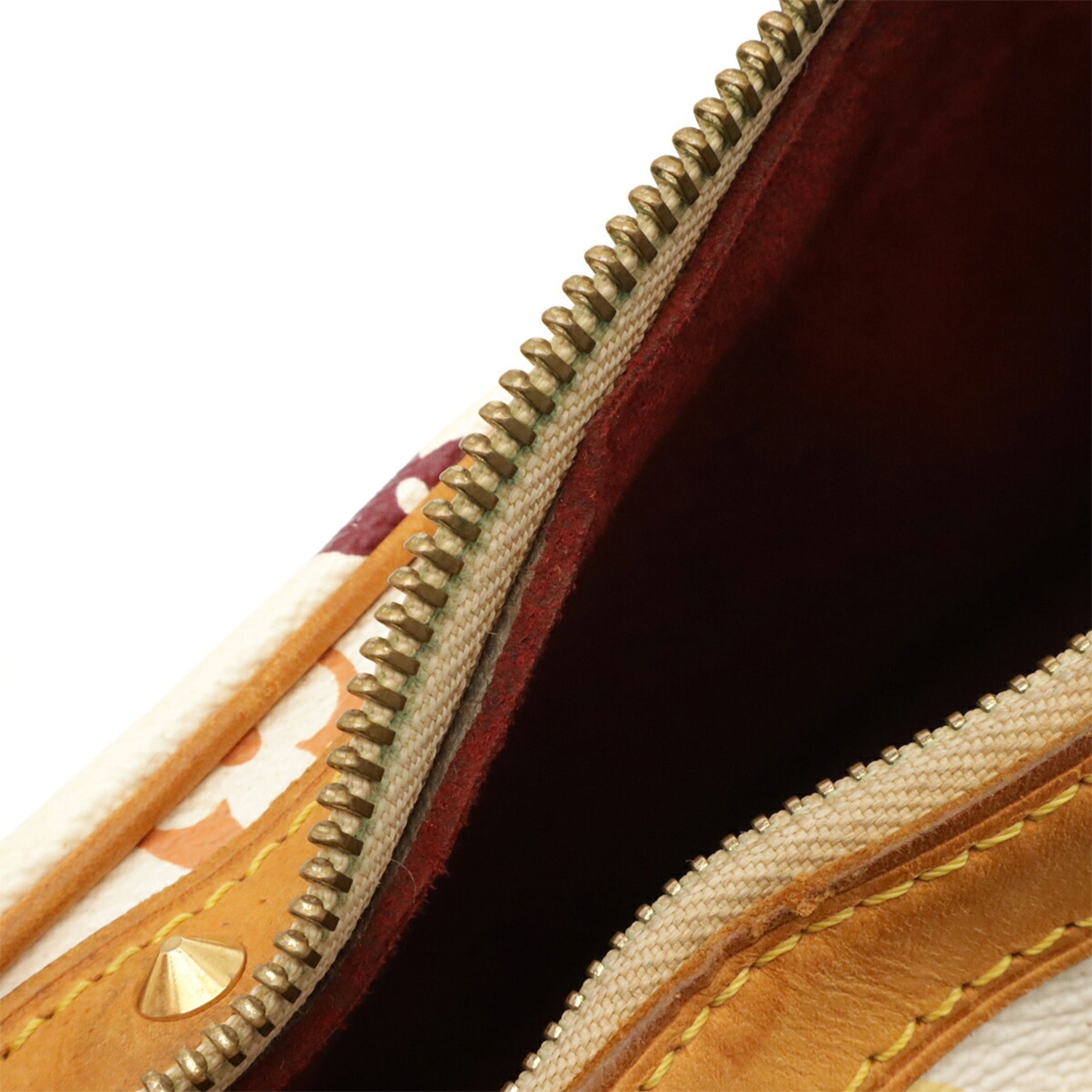 Louis Vuitton Blanc Monogram Multi-Color Yellow Monogram Multicolore Shoulder Bag (Pre-Owned)