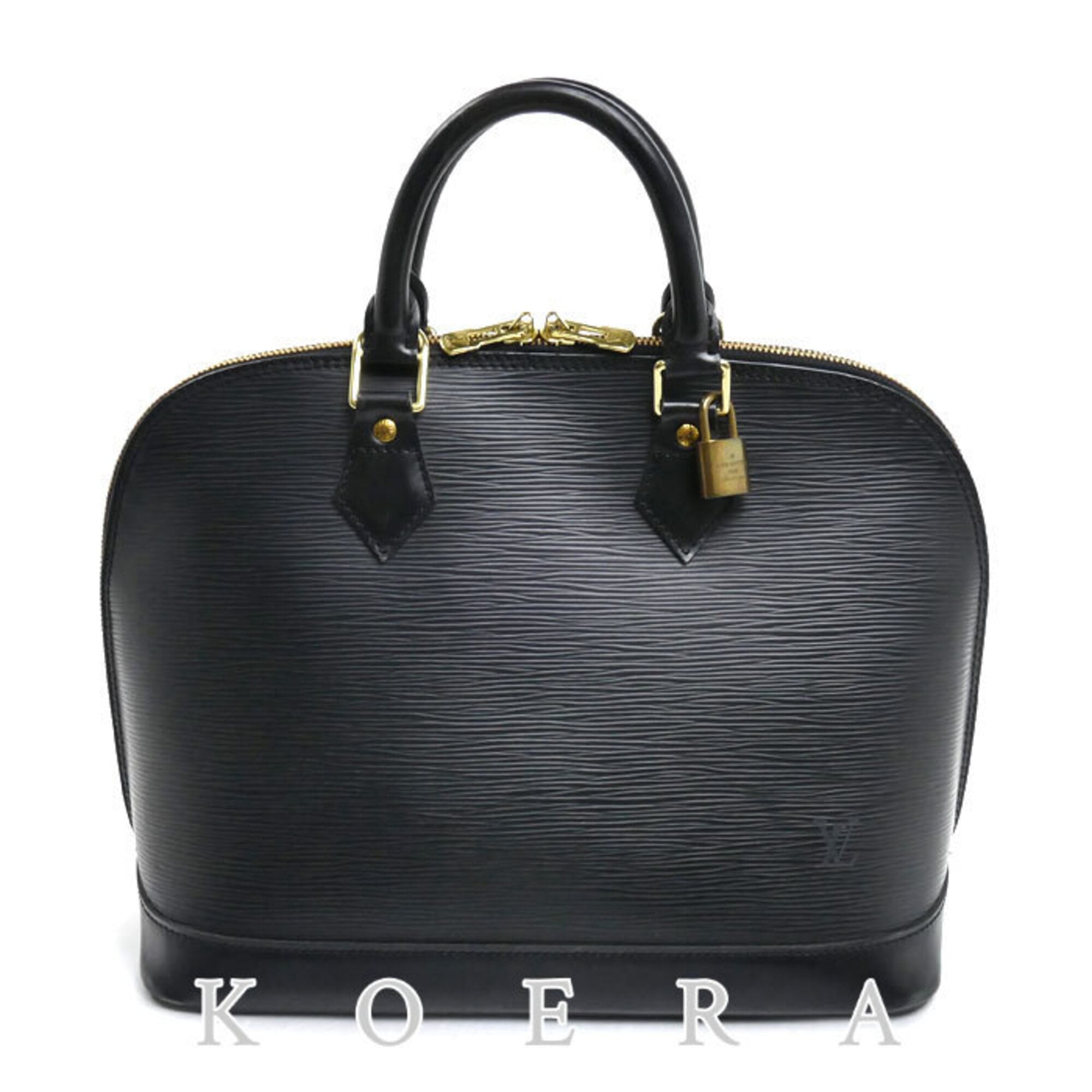 Louis Vuitton Black Epi Leather Handbag (Pre-Owned)