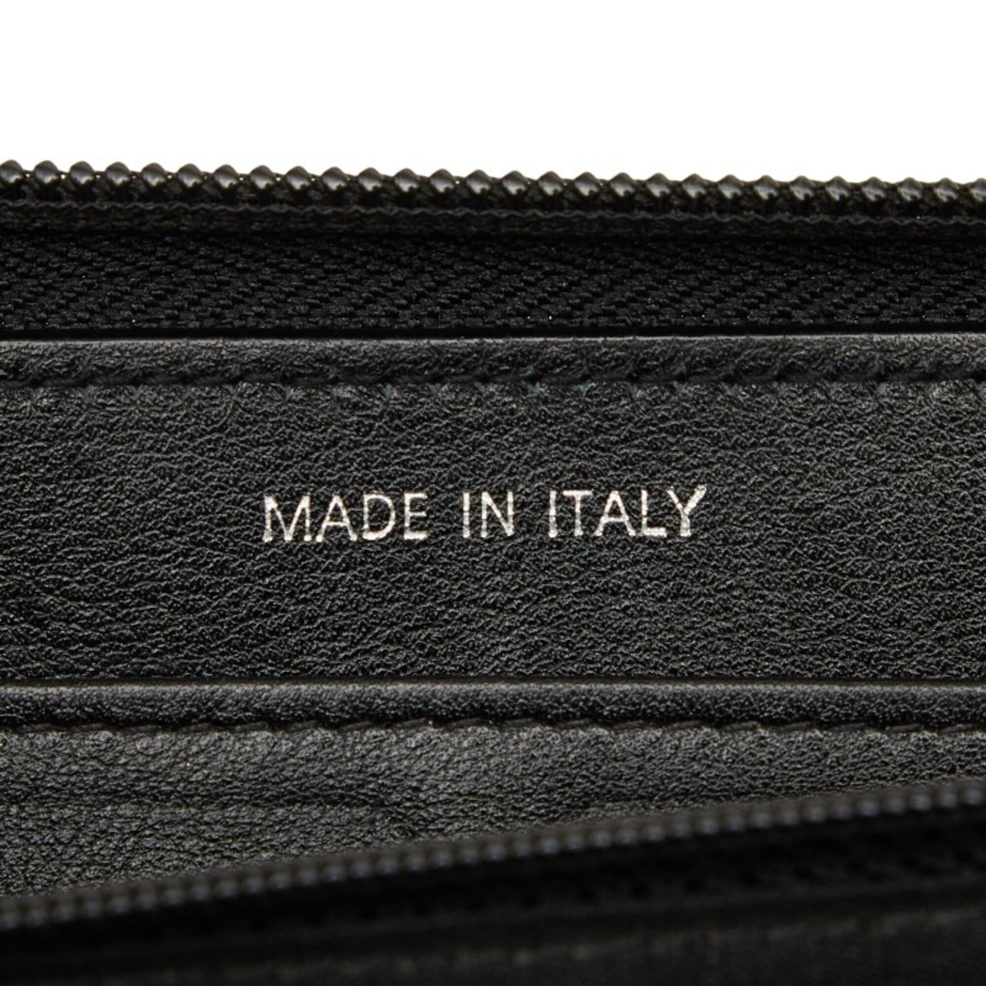 Chanel Black Grained Calfskin Long Wallet (Bi-Fold) (Pre-Owned)