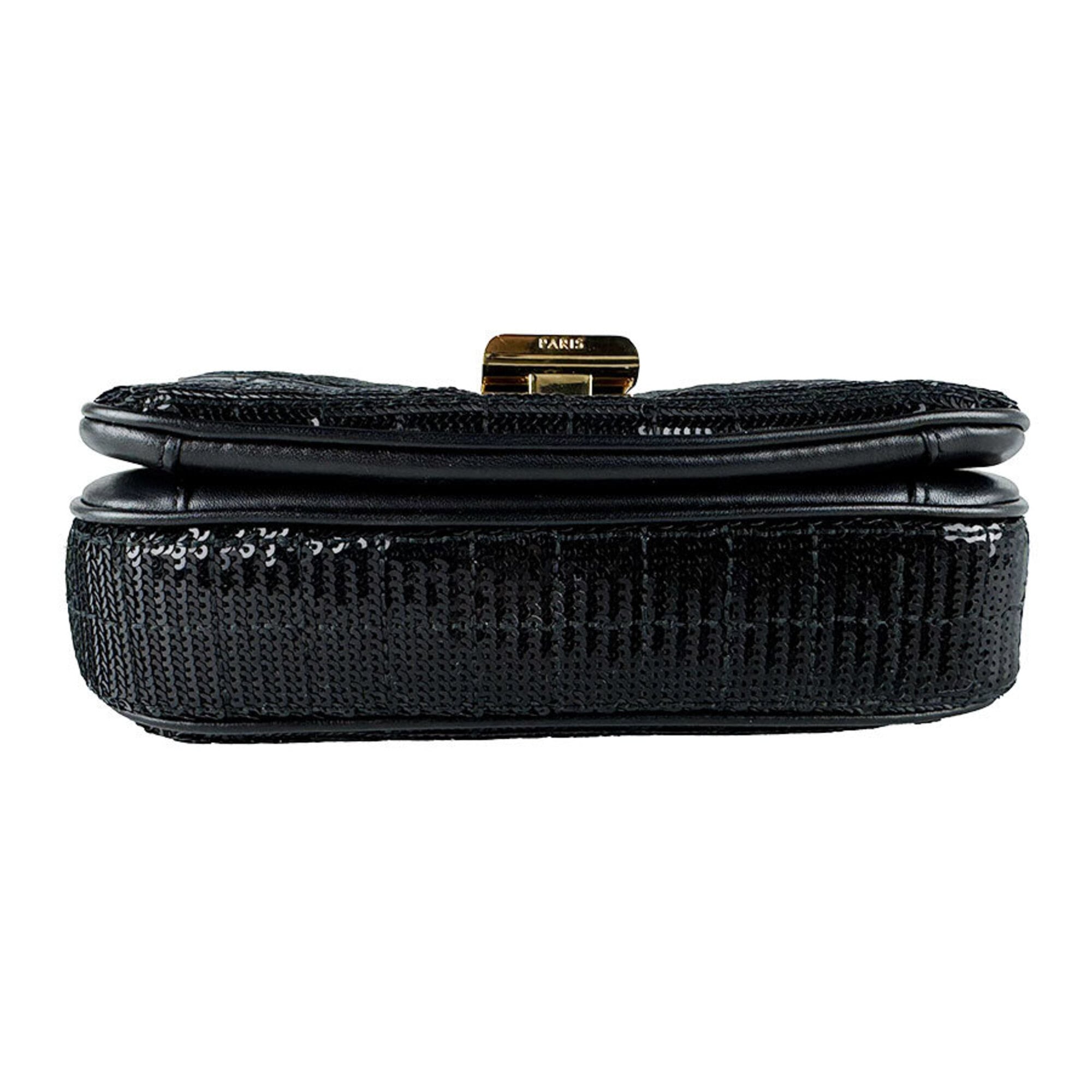 Celine Black Spangles Shoulder Bag (Pre-Owned)
