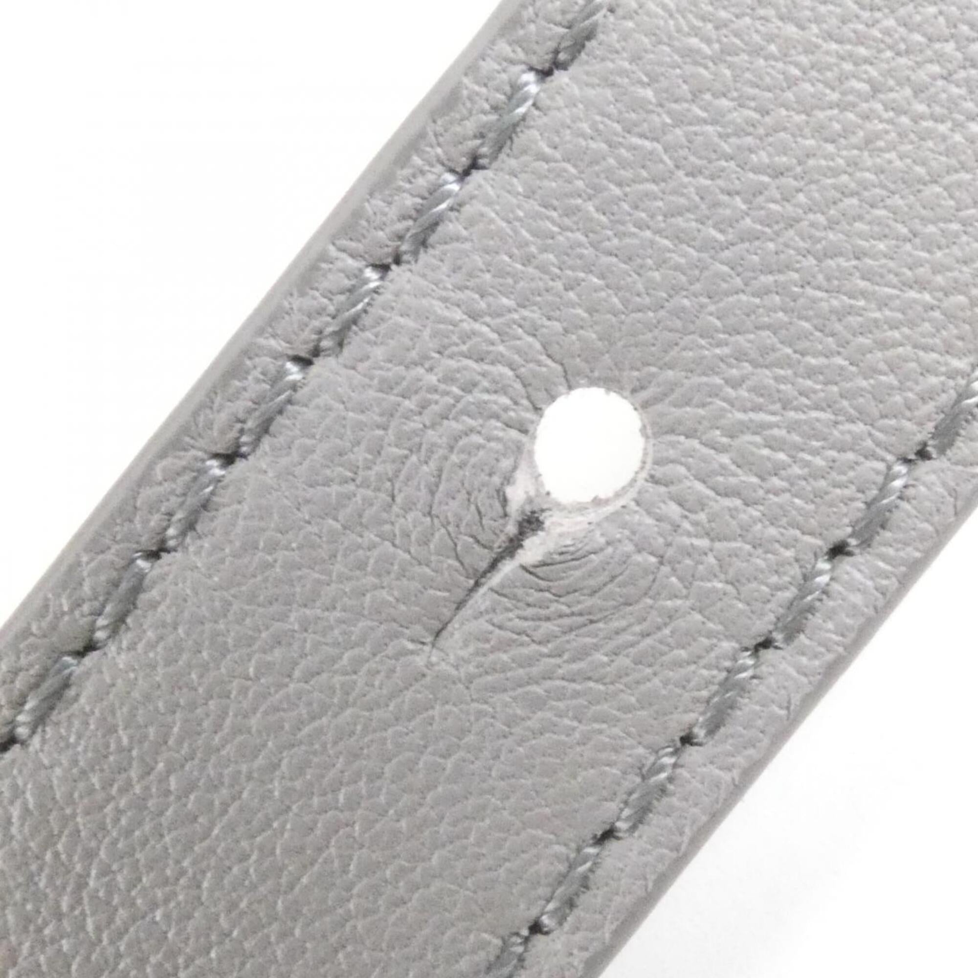 Loewe Puzzle Gray Leather Handbag (Pre-Owned)