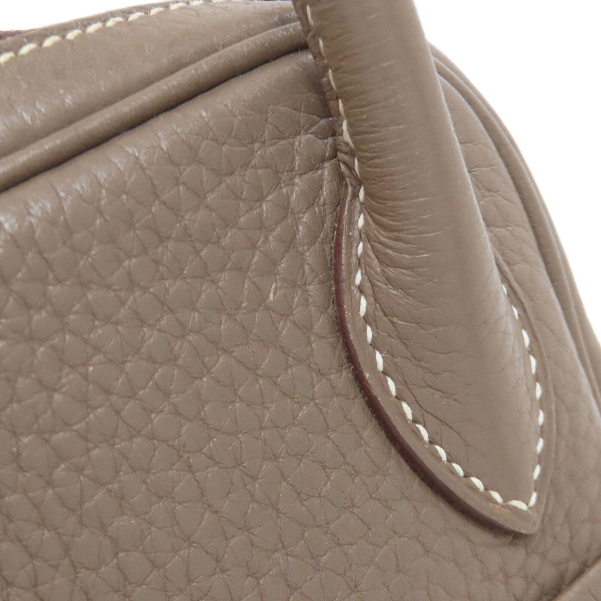 Hermes Etoupe Gray Handbag (Pre-Owned)