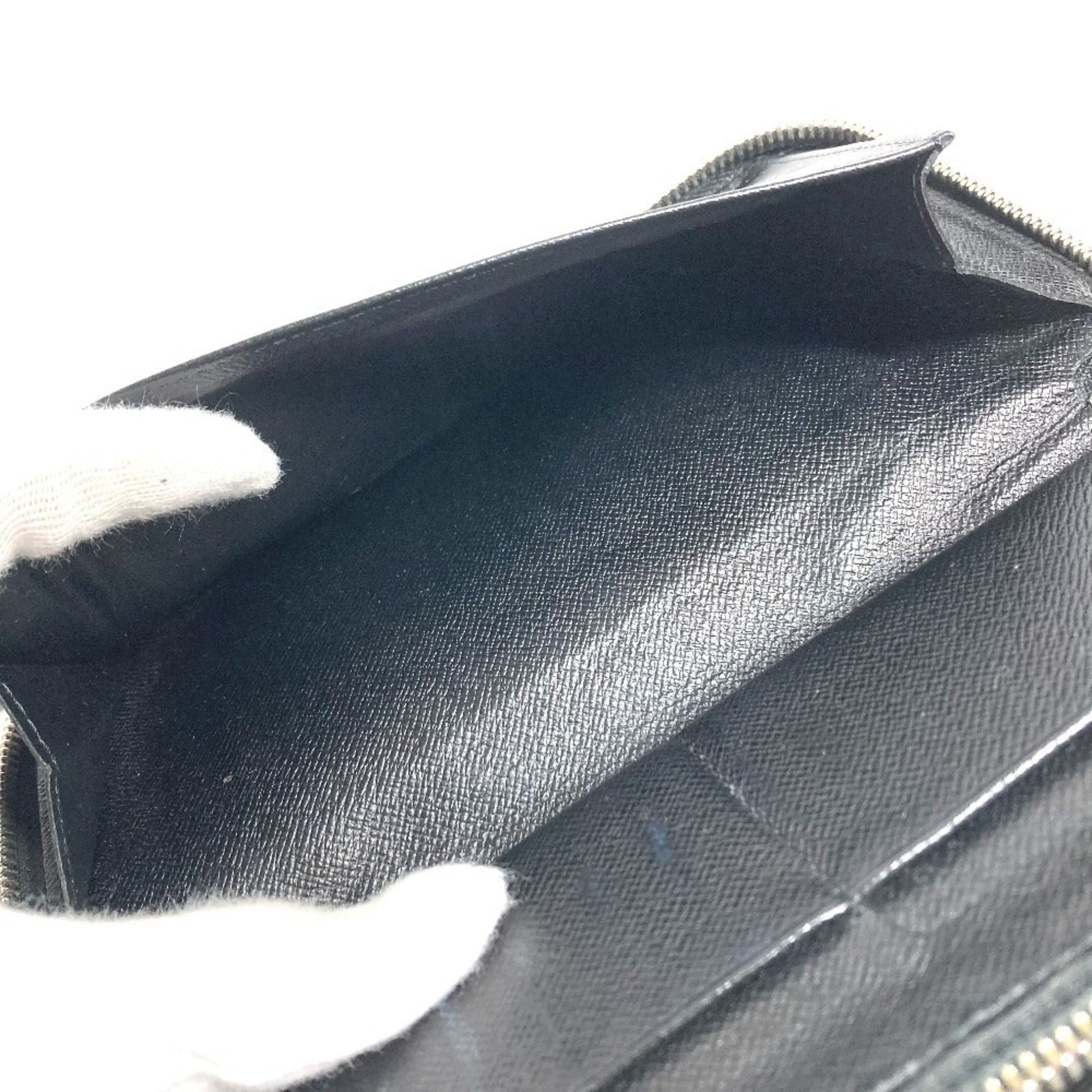 Louis Vuitton Damier Graphite Black Damier Graphite Long Wallet (Bi-Fold) (Pre-Owned)