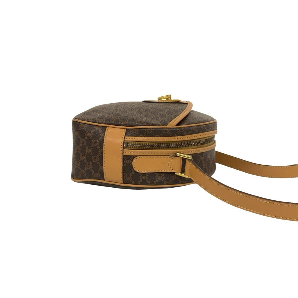 Celine Brown Leather Pvc Shoulder Bag (Pre-Owned)
