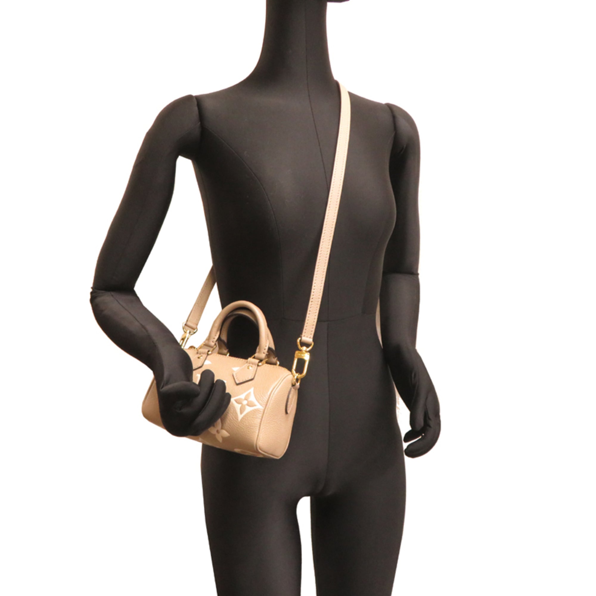 Louis Vuitton Gray Monogram Empreinte Handbag (Pre-Owned)