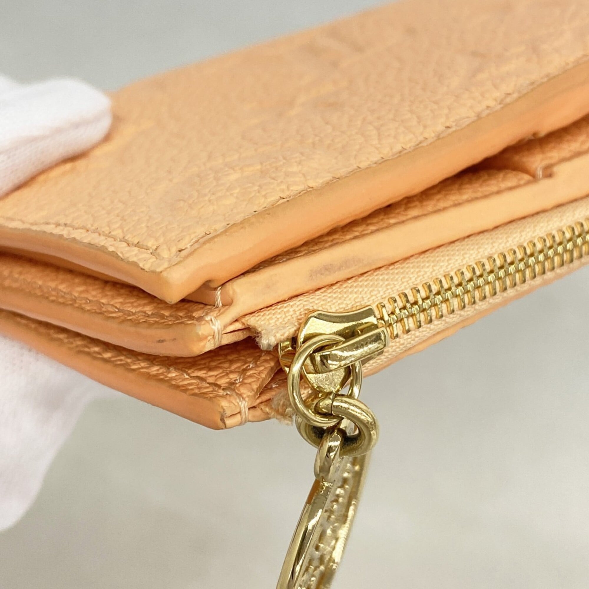 Louis Vuitton Peach Wallet (Bi-Fold) (Pre-Owned)