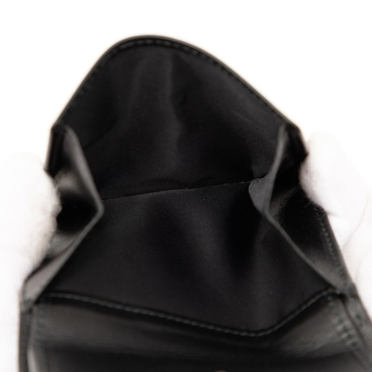 Christian Dior Black Jacquard Nylon Leather Wallet (Bi-Fold) (Pre-Owned)
