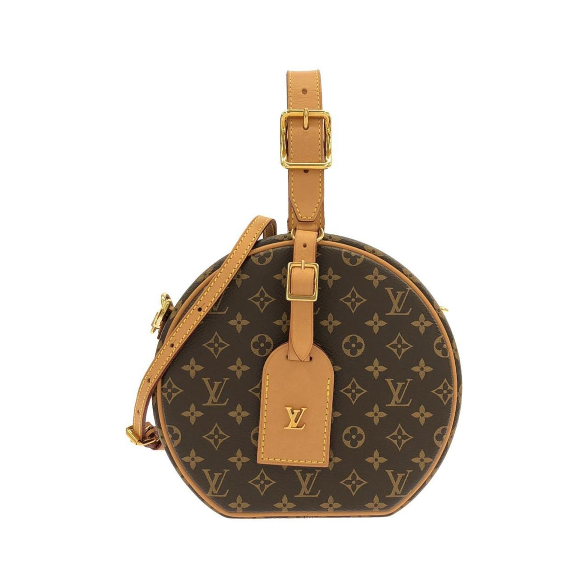 Louis Vuitton Marron Monogram Coated Canvas Handbag (Pre-Owned)