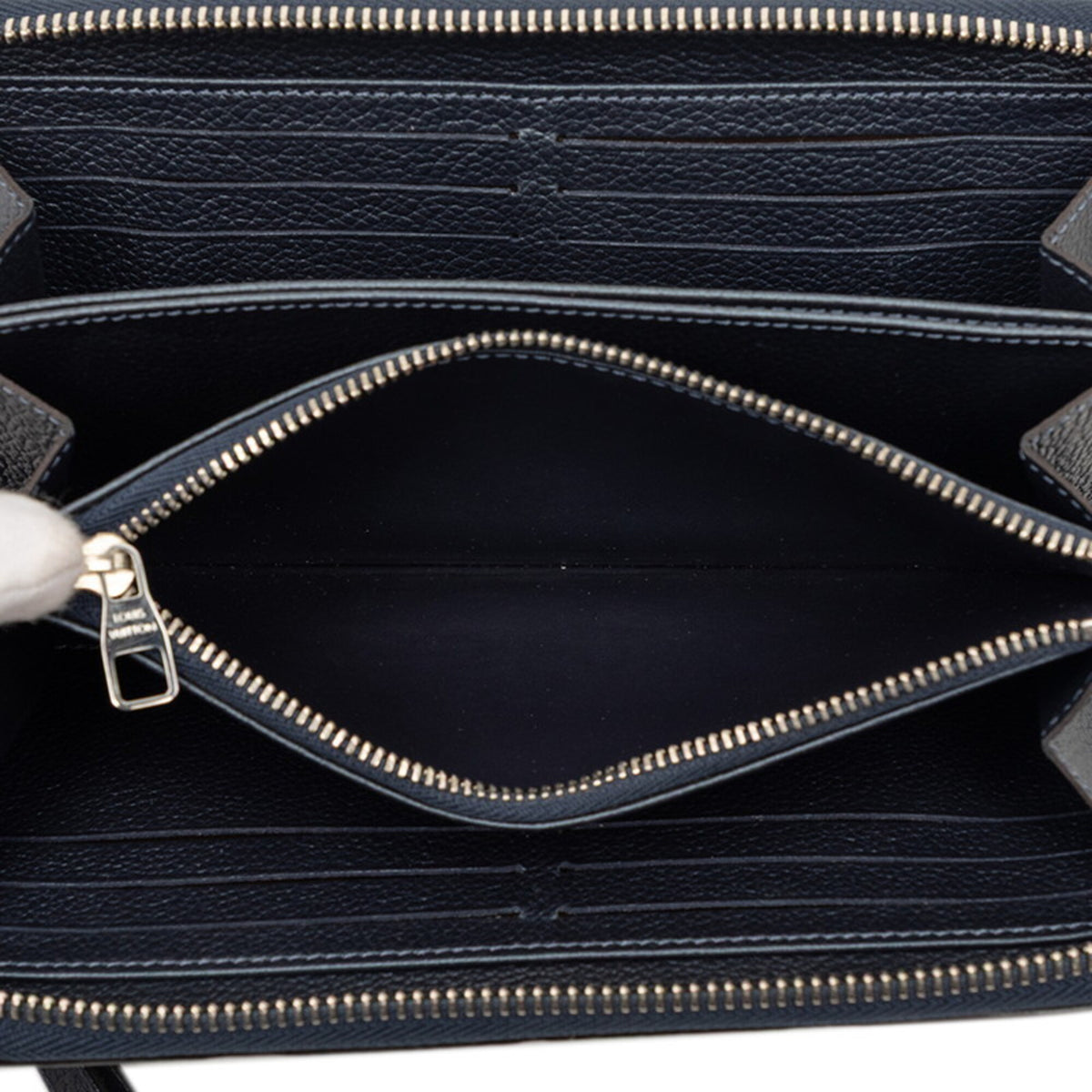 Louis Vuitton Monogram Empreinte Marine Metallic Blue Leather Coin Purse/Coin Case (Pre-Owned)