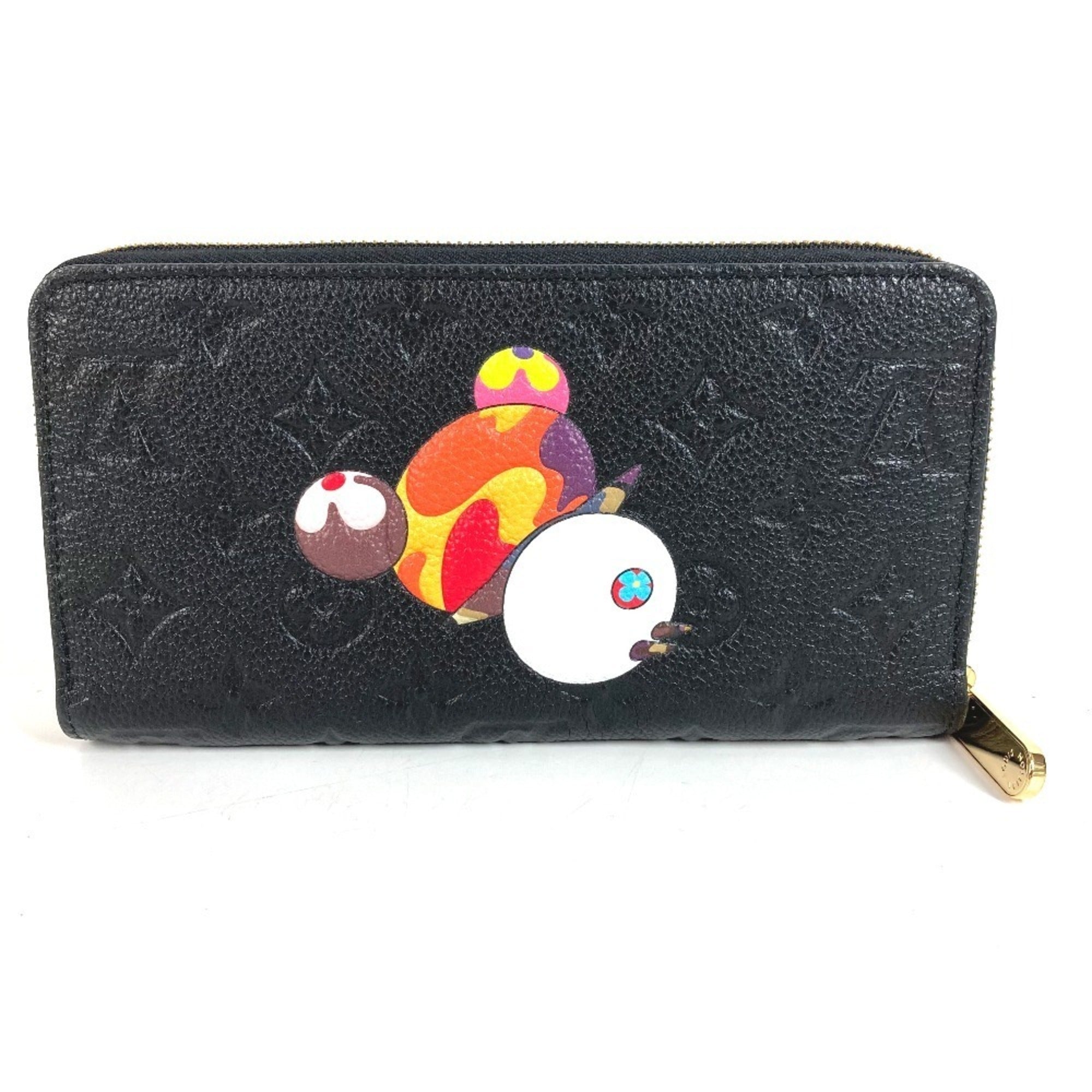 Louis Vuitton Black Noir Monogram Empreinte Long Wallet (Bi-Fold) (Pre-Owned)