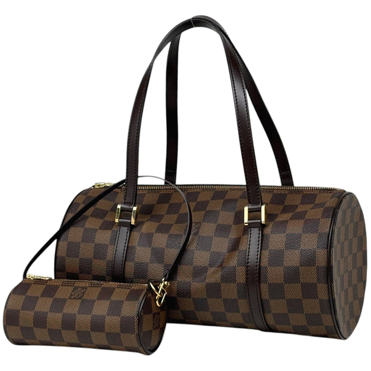 Louis Vuitton Brown Damier Canvas Handbag (Pre-Owned)