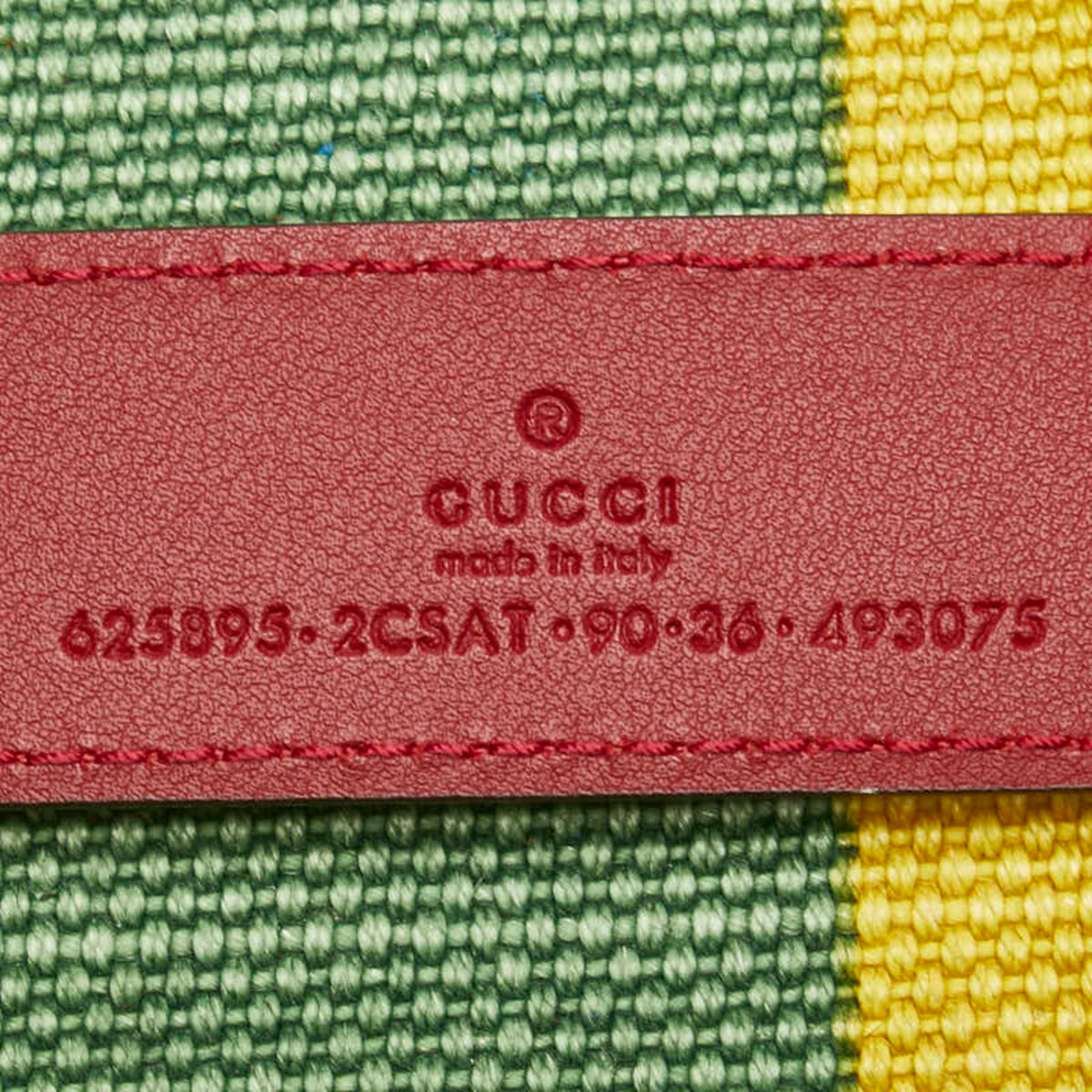 Gucci Multi-Color Canvas Leather Sling Bag (Pre-Owned)