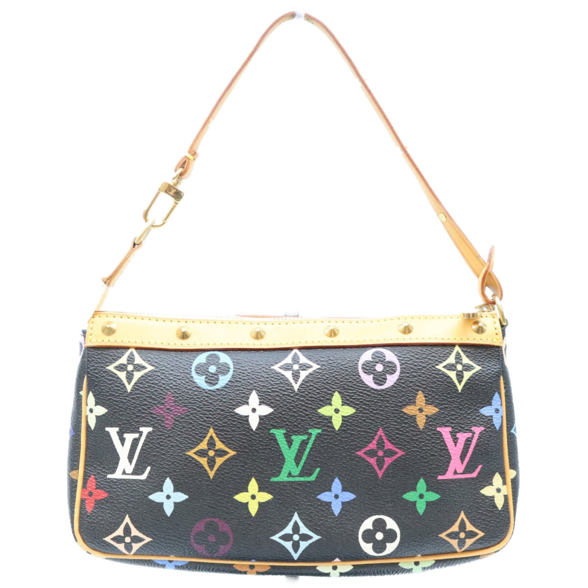 Louis Vuitton Multi-Color Monogram Multicolore Handbag Pochette (Pre-Owned)