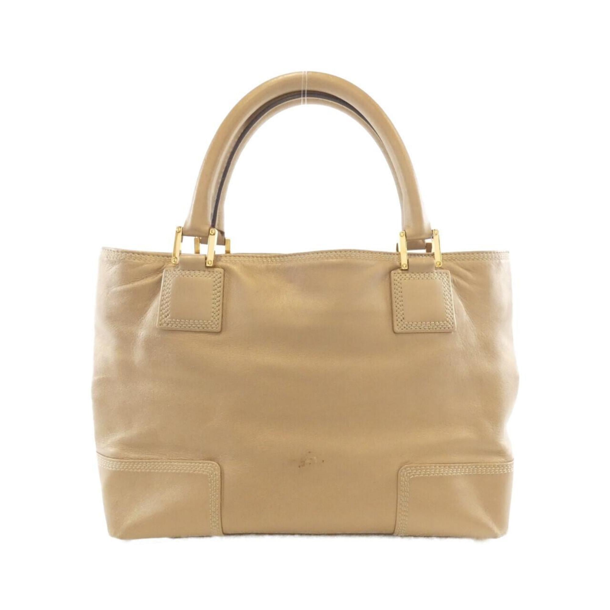 Loewe Gold Leather Handbag (Pre-Owned)