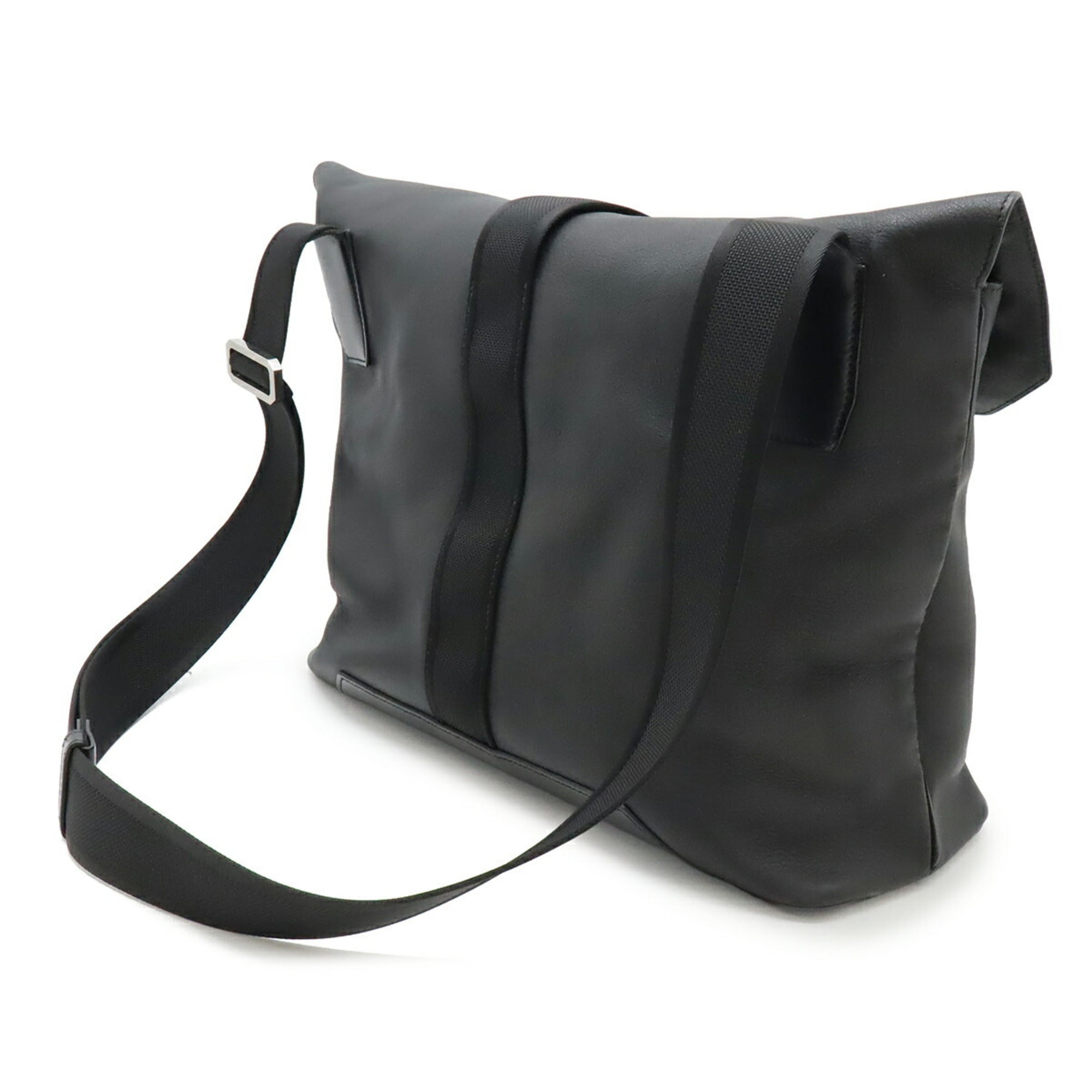 Hermes Black Taurillon Clemence Leather Shoulder Bag (Pre-Owned)