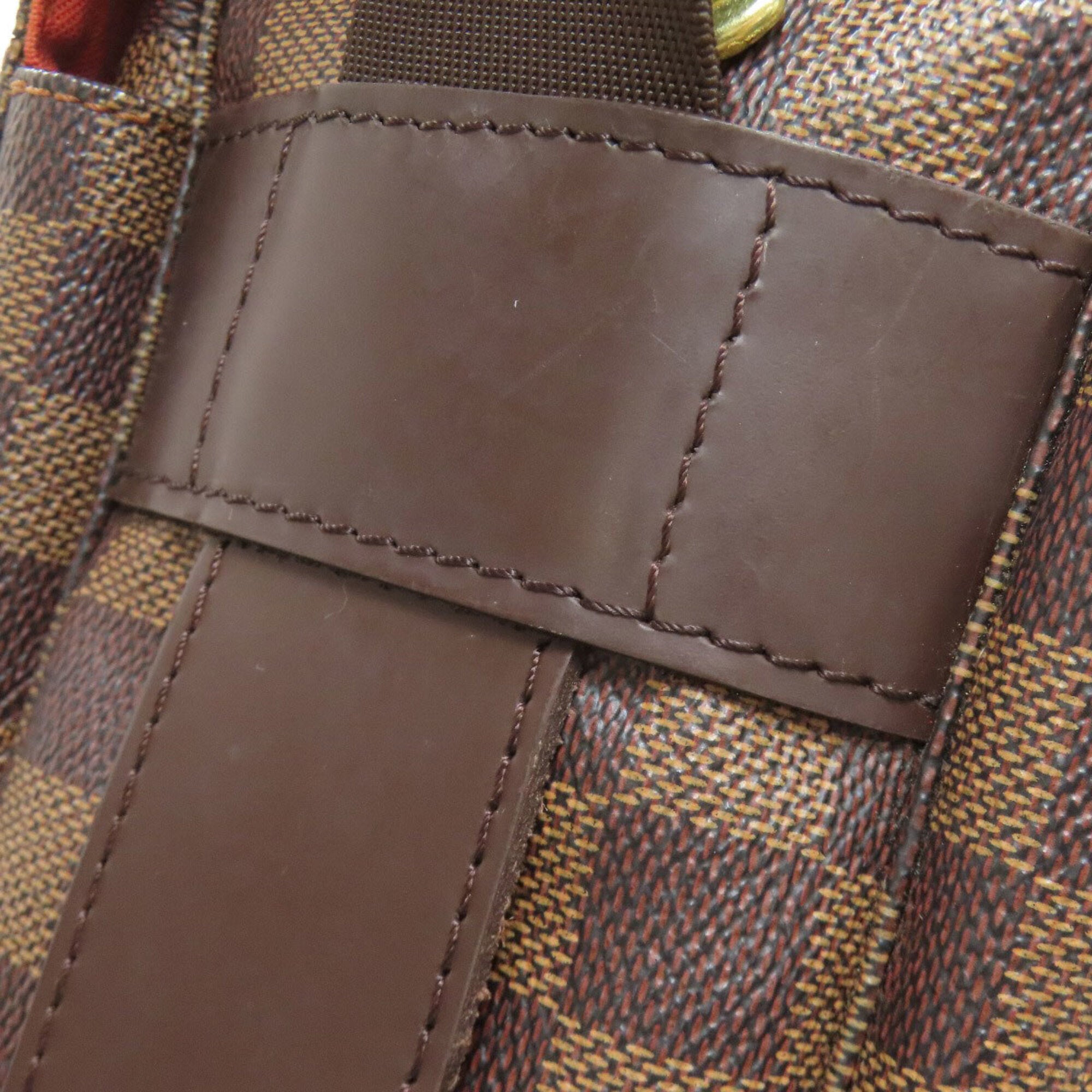Louis Vuitton Damier Canvas Ebene Damier Canvas Shoulder Bag (Pre-Owned)