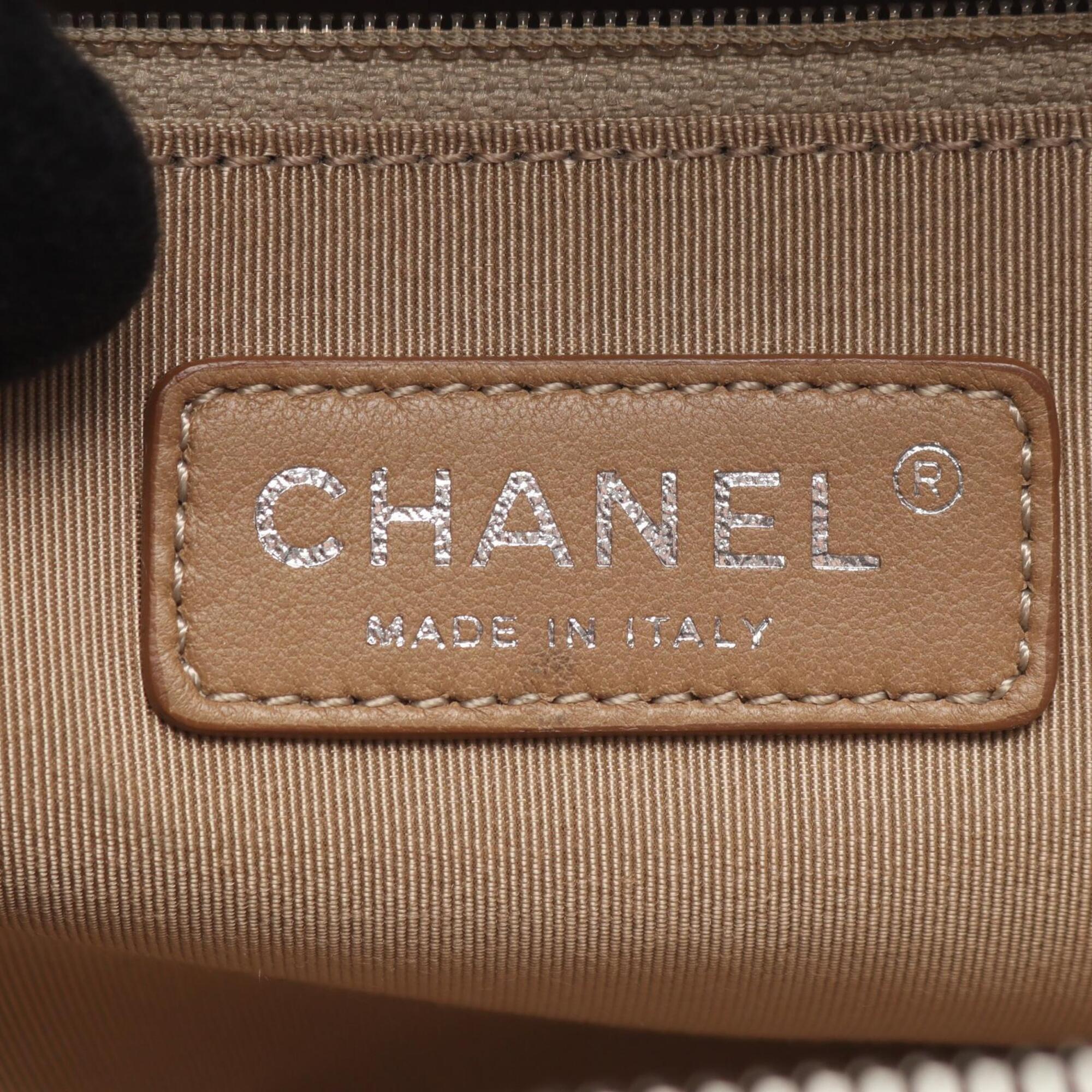 Chanel Black Grained Calfskin Handbag Tote Bag (Pre-Owned)