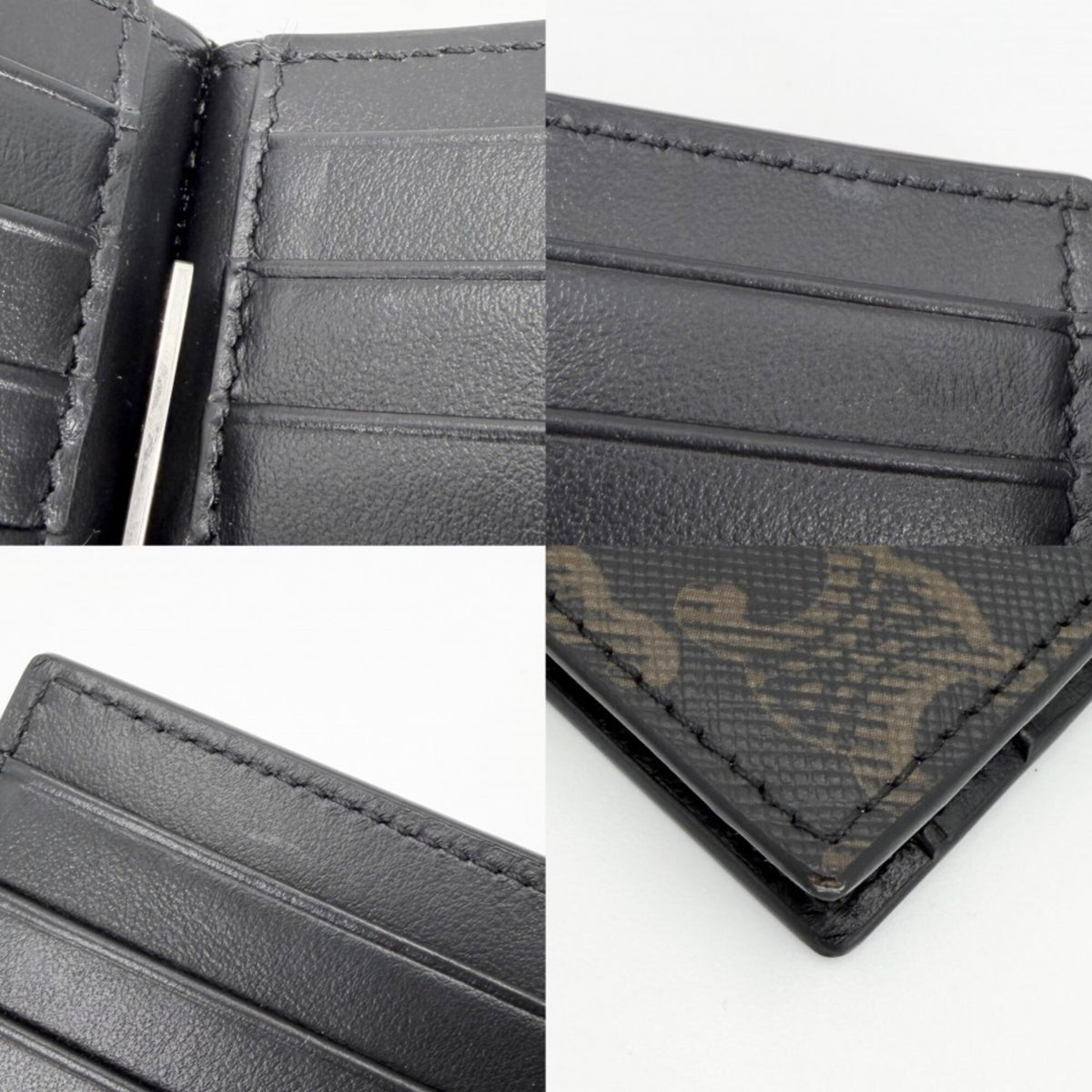 Celine Brown Leather Money Clip (Pre-Owned)