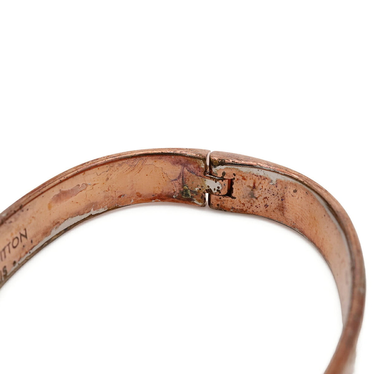 Louis Vuitton Monogram Pink Gold Cuff Bracelet (Pre-Owned)