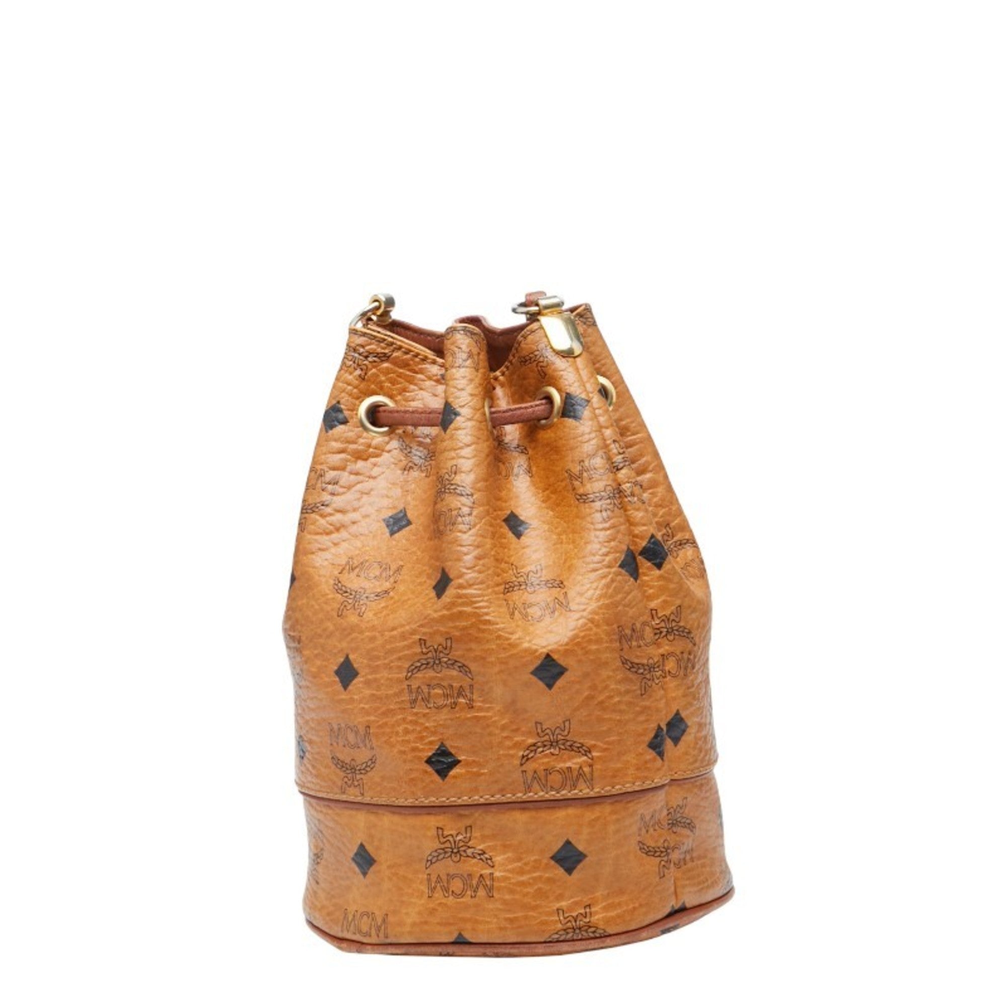 Mcm Brown Pvc Leather Shoulder Bag (Pre-Owned)