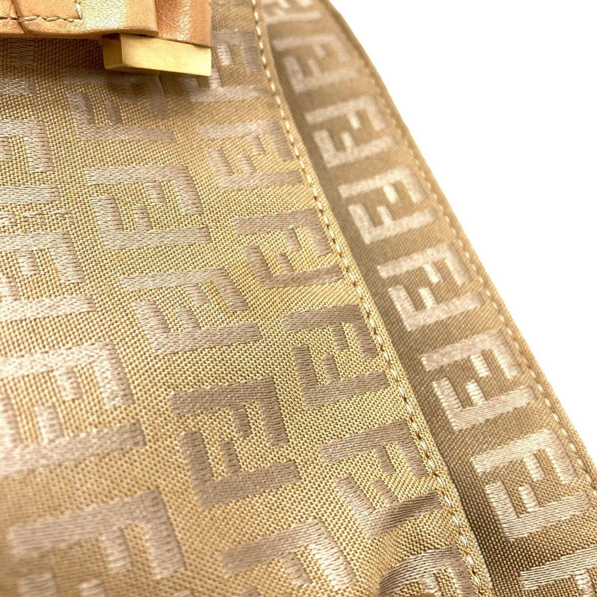 Fendi Brown Canvas Handbag (Pre-Owned)