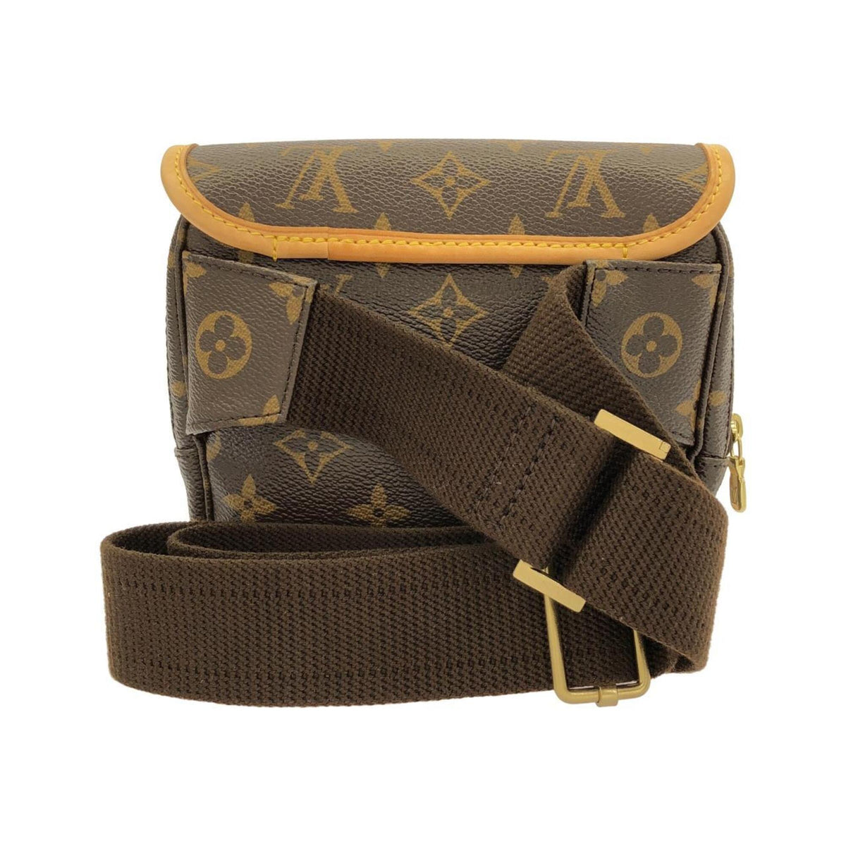Louis Vuitton Marron Monogram Coated Canvas Shoulder Bag (Pre-Owned)