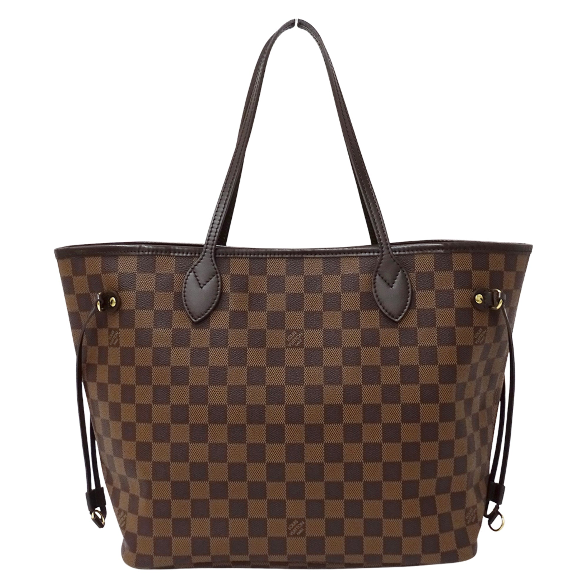 Louis Vuitton Brown Damier Canvas Damier Canvas Handbag Pouch Tote Bag (Pre-Owned)