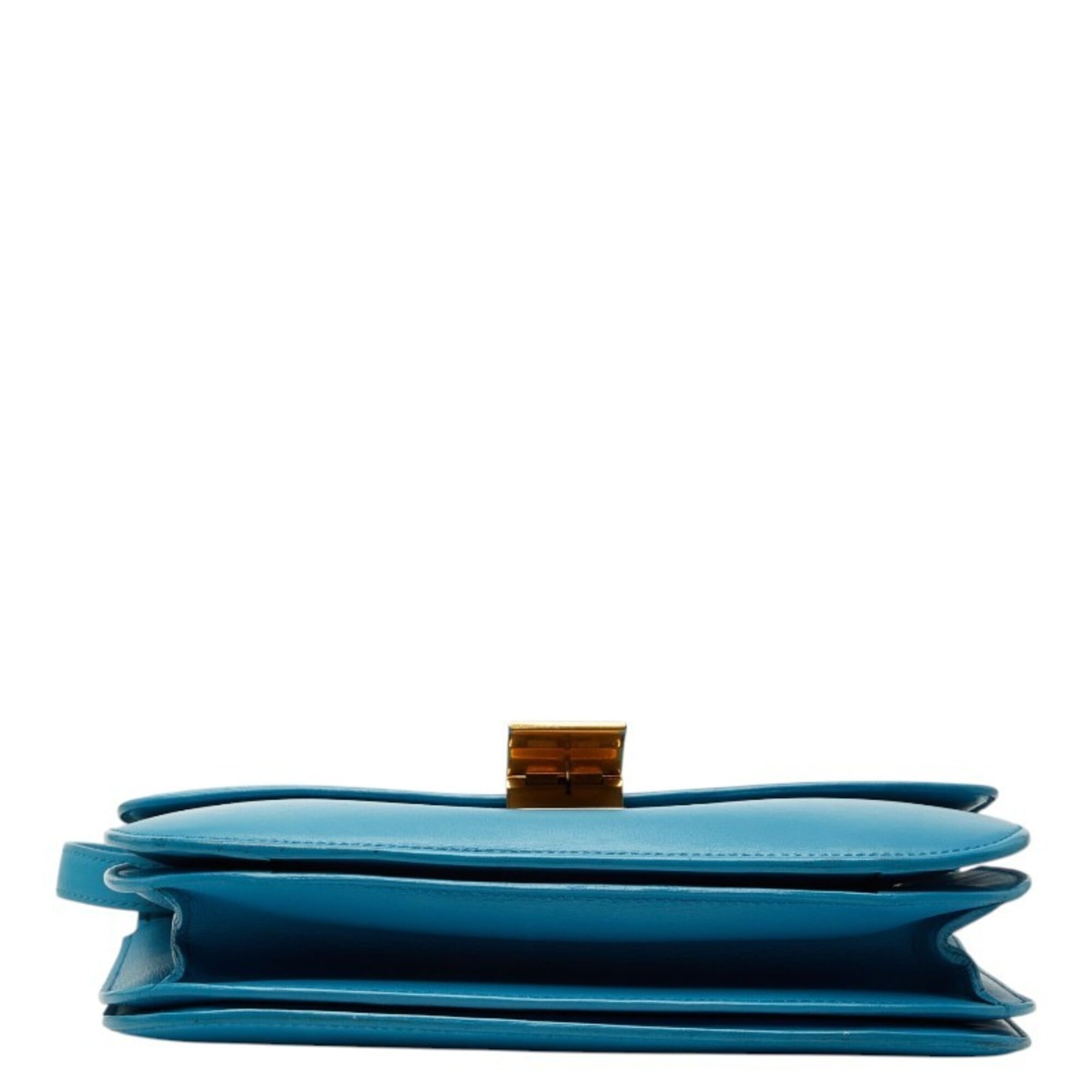 Celine Light Blue Leather Shoulder Bag (Pre-Owned)