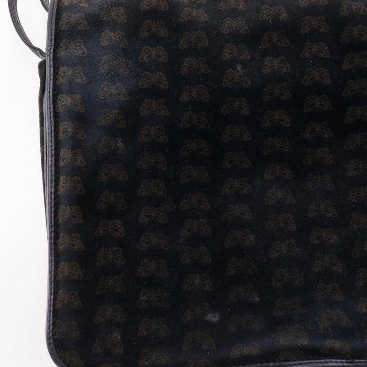 Bottega Veneta Black Suede Shoulder Bag Tote Bag (Pre-Owned)