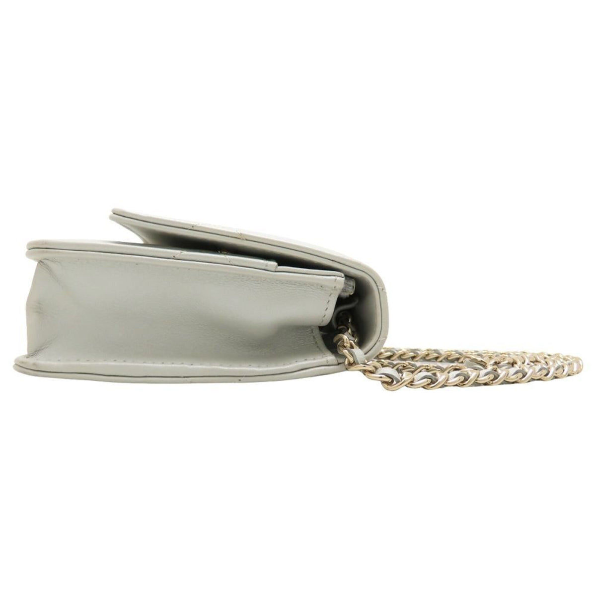 Chanel Light Gray Shoulder Bag (Pre-Owned)