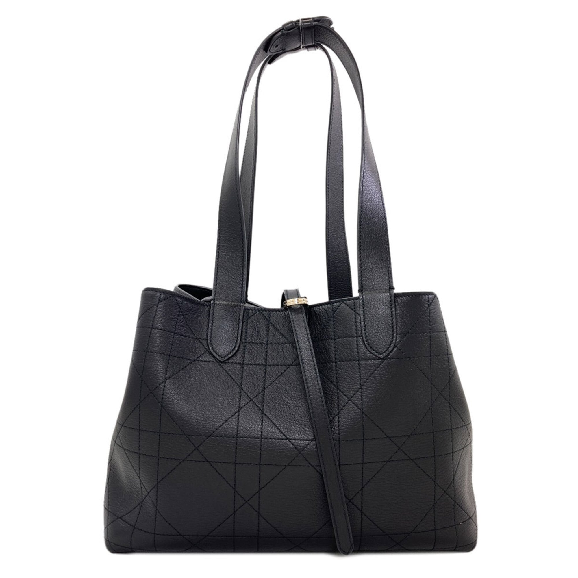 Christian Dior Black Leather Handbag (Pre-Owned)