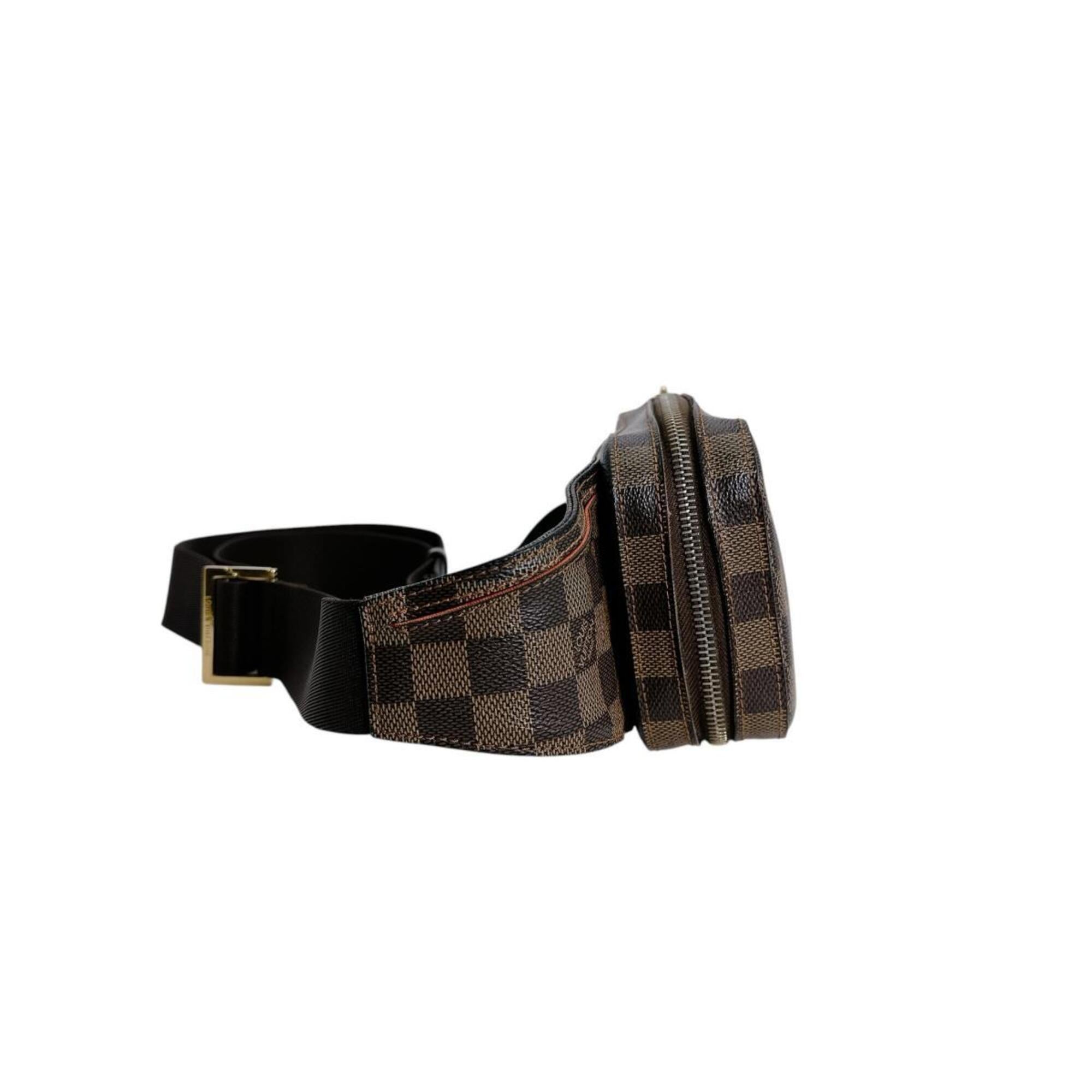 Louis Vuitton Brown Galle Or Damier Canvas Pouch Sling Bag (Pre-Owned)