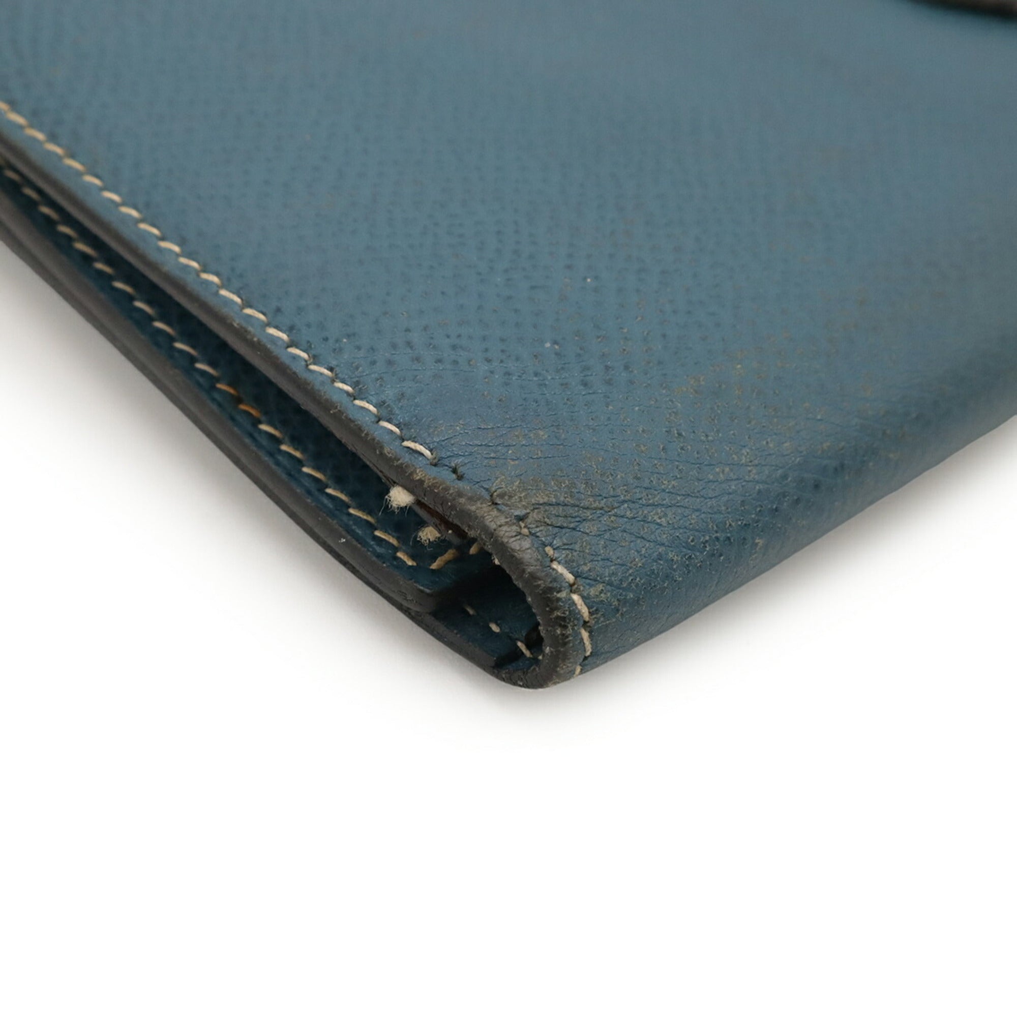 Hermes Bearn Colvert Epsom Leather Long Wallet (Tri-Fold) (Pre-Owned)