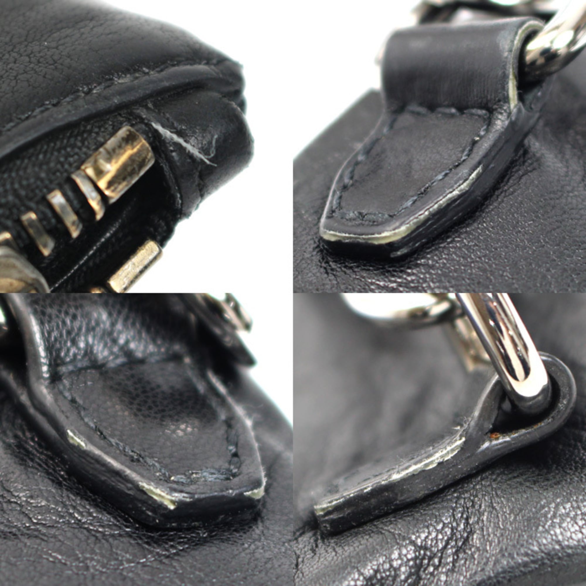 Jimmy Choo Navy Denim Leather Shoulder Bag (Pre-Owned)